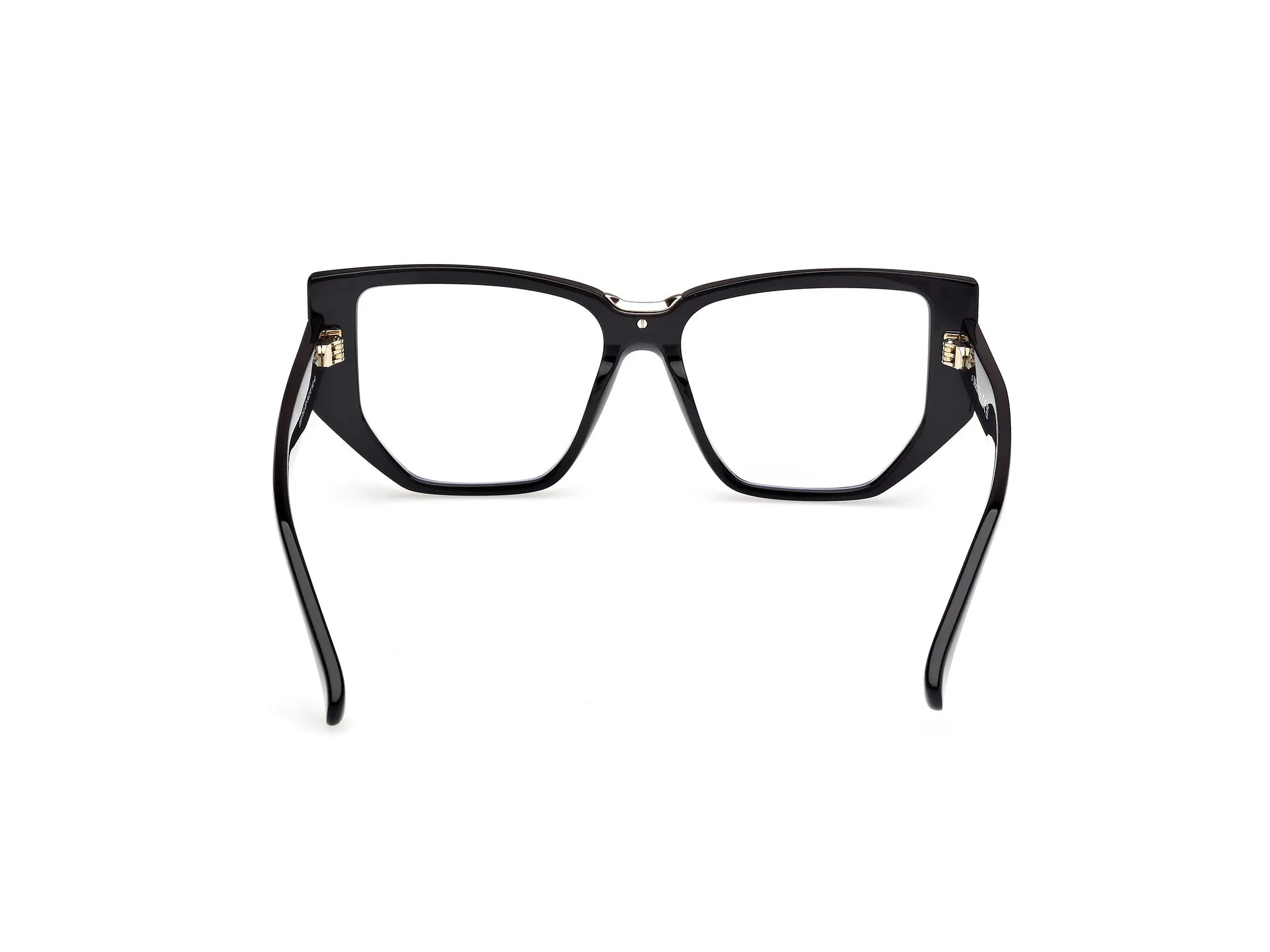 Max Mara MM5179-B 1 Montature da vista Acetato Nero Geometrica Normale - immagine 4