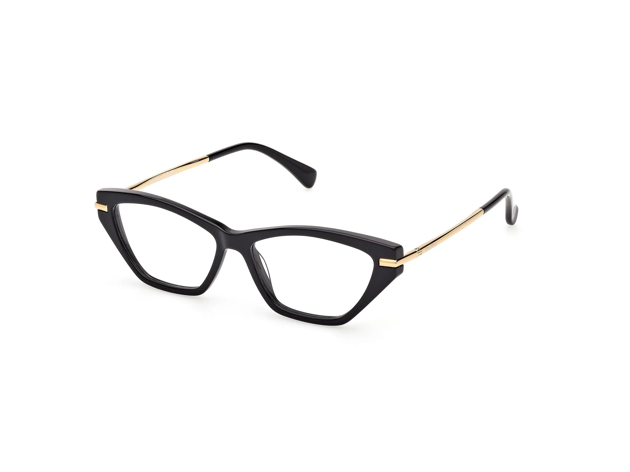 Max Mara MM5176 1 Montature da vista Acetato Nero Rotonda Normale - immagine 1
