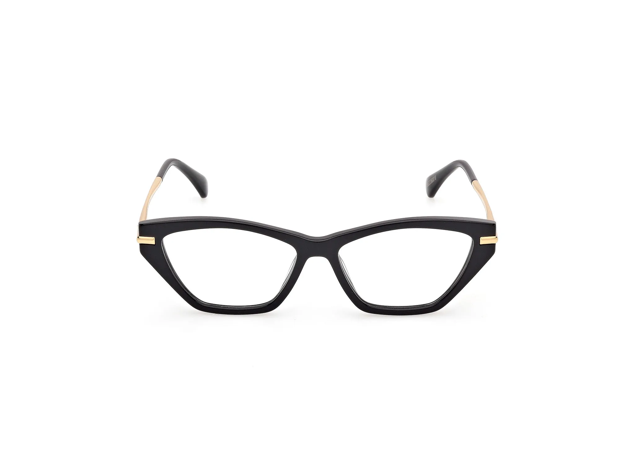 Max Mara MM5176 1 Montature da vista Acetato Nero Rotonda Normale - immagine 2