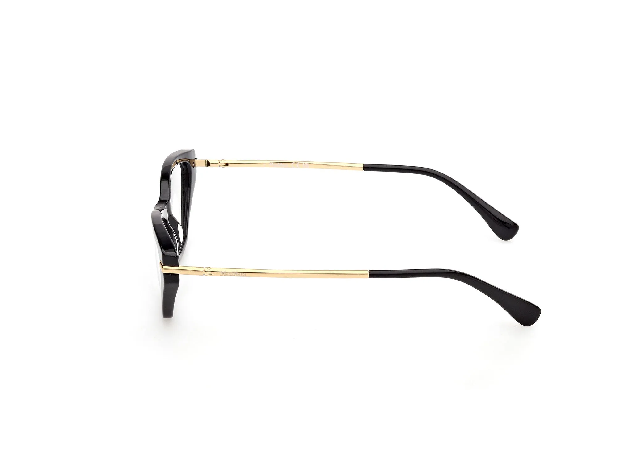 Max Mara MM5176 1 Montature da vista Acetato Nero Rotonda Normale - immagine 3