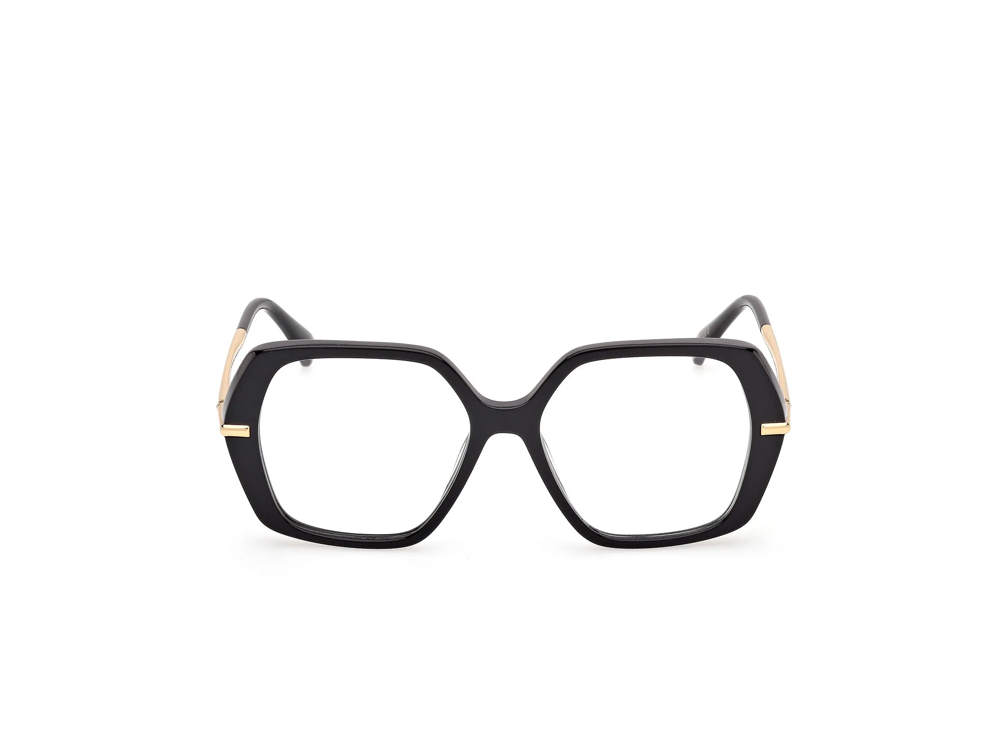 Max Mara MM5175 1 Montature da vista Acetato Nero Geometrica Normale - immagine 2