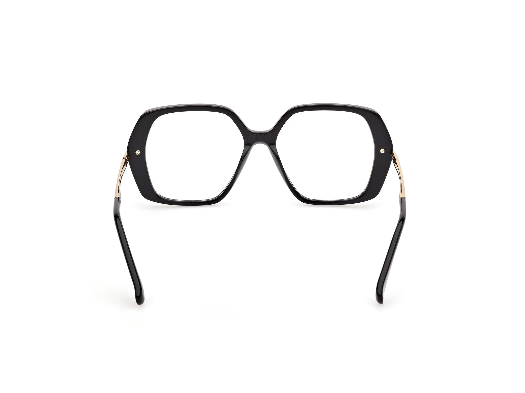 Max Mara MM5175 1 Montature da vista Acetato Nero Geometrica Normale - immagine 4