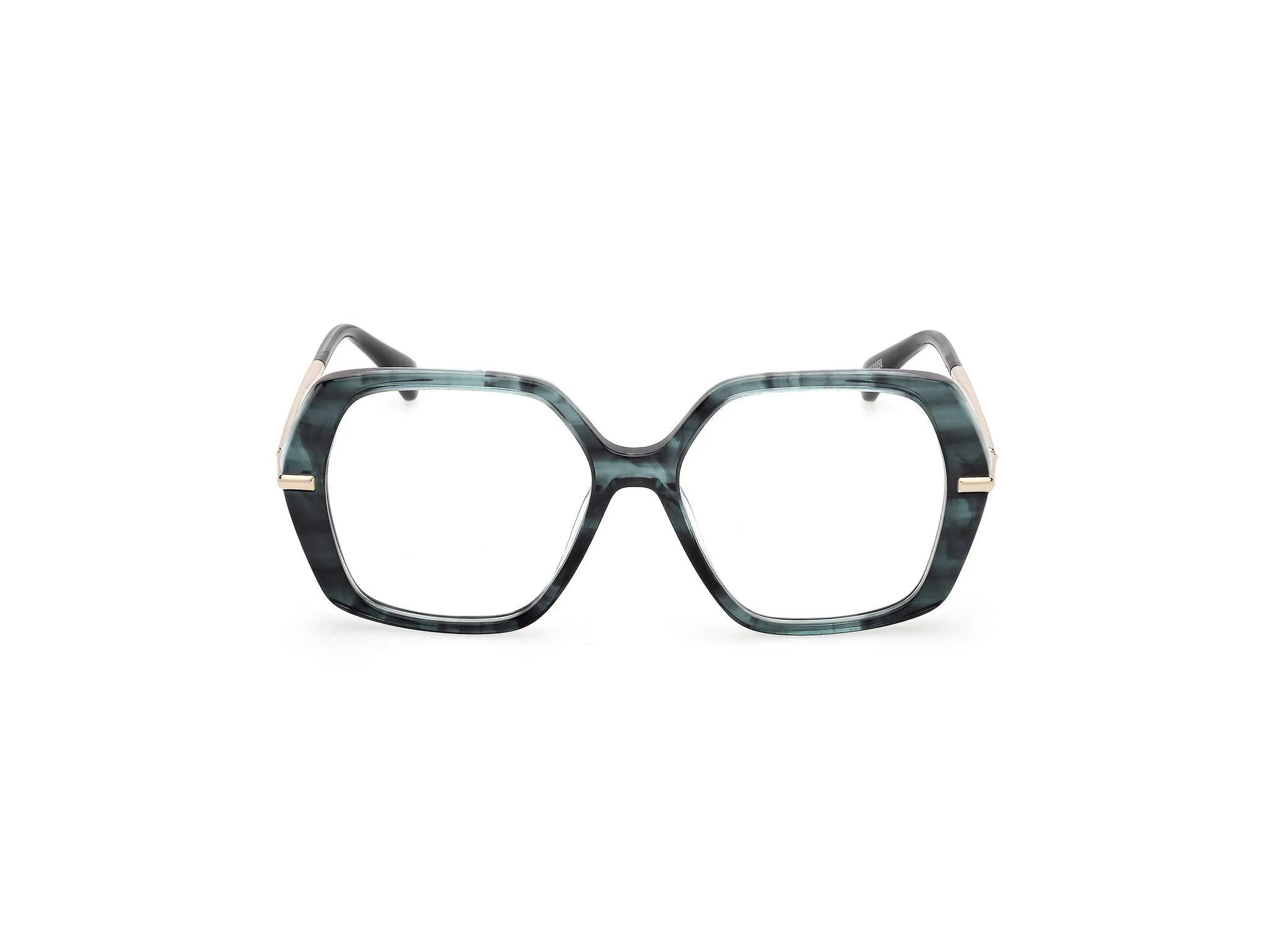 Max Mara MM5175 98 Montature da vista Acetato Verde Geometrica Normale - immagine 2