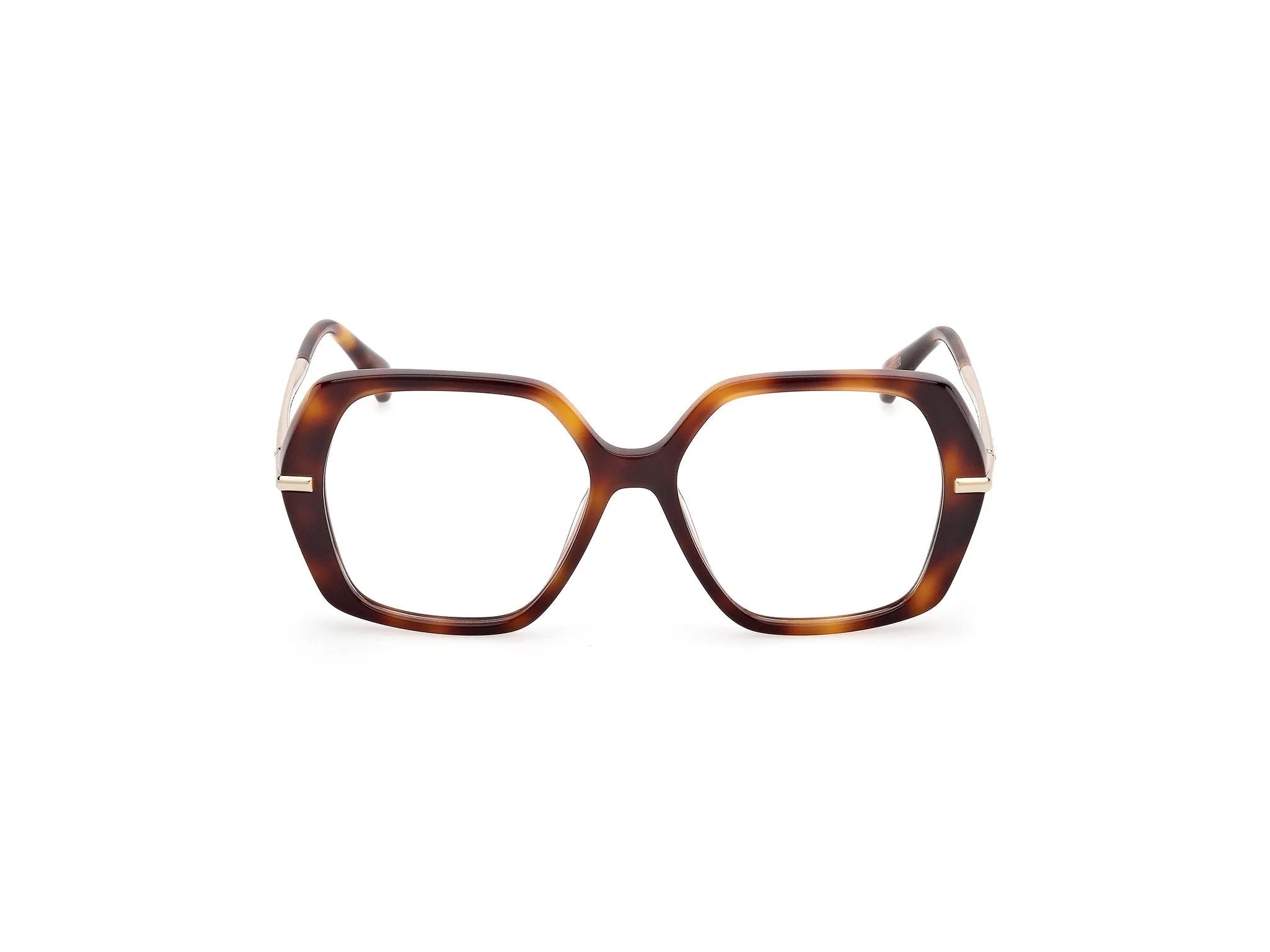 Max Mara MM5175 52 Montature da vista Acetato Havana Geometrica Normale - immagine 2