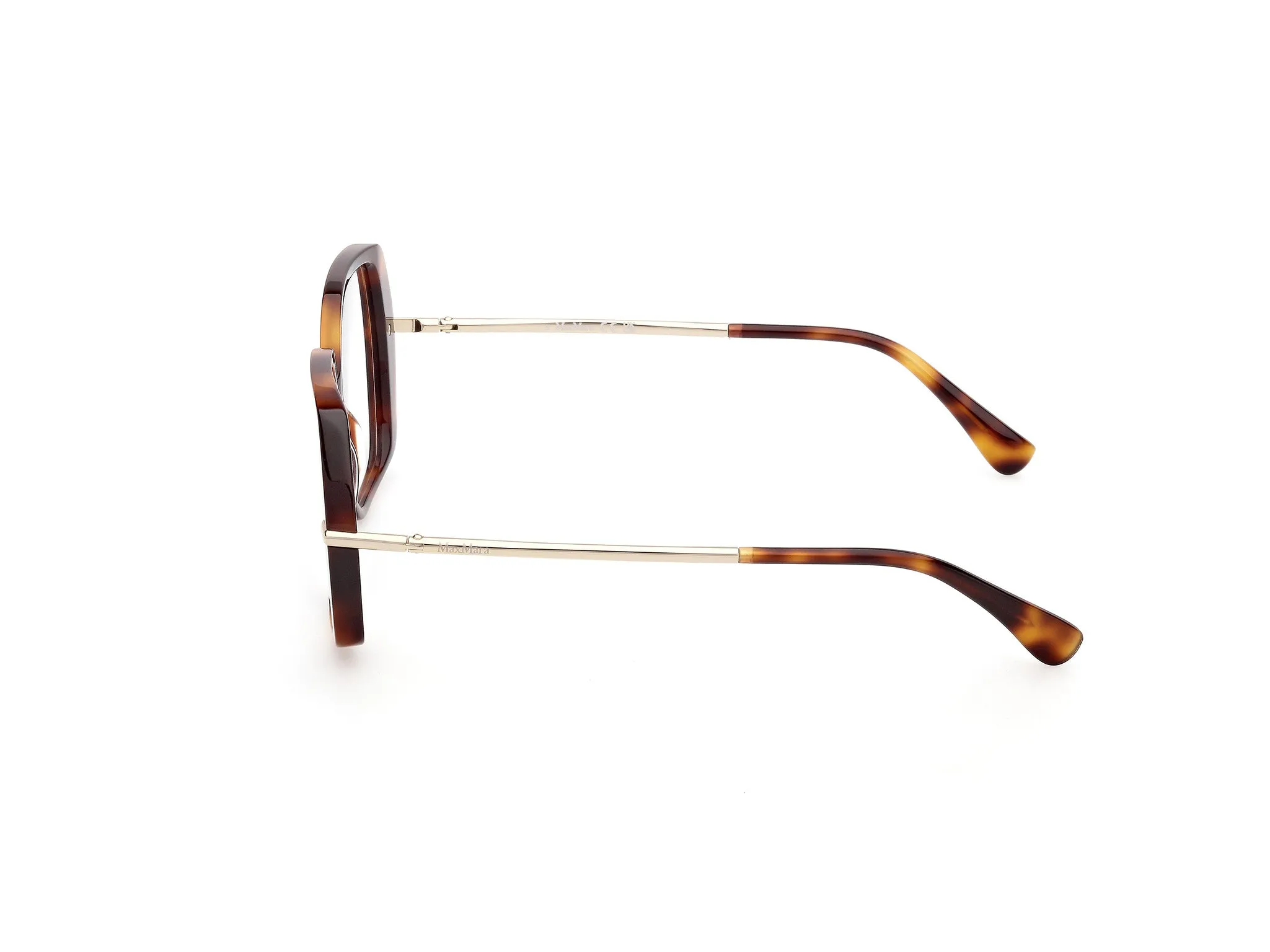 Max Mara MM5175 52 Montature da vista Acetato Havana Geometrica Normale - immagine 3