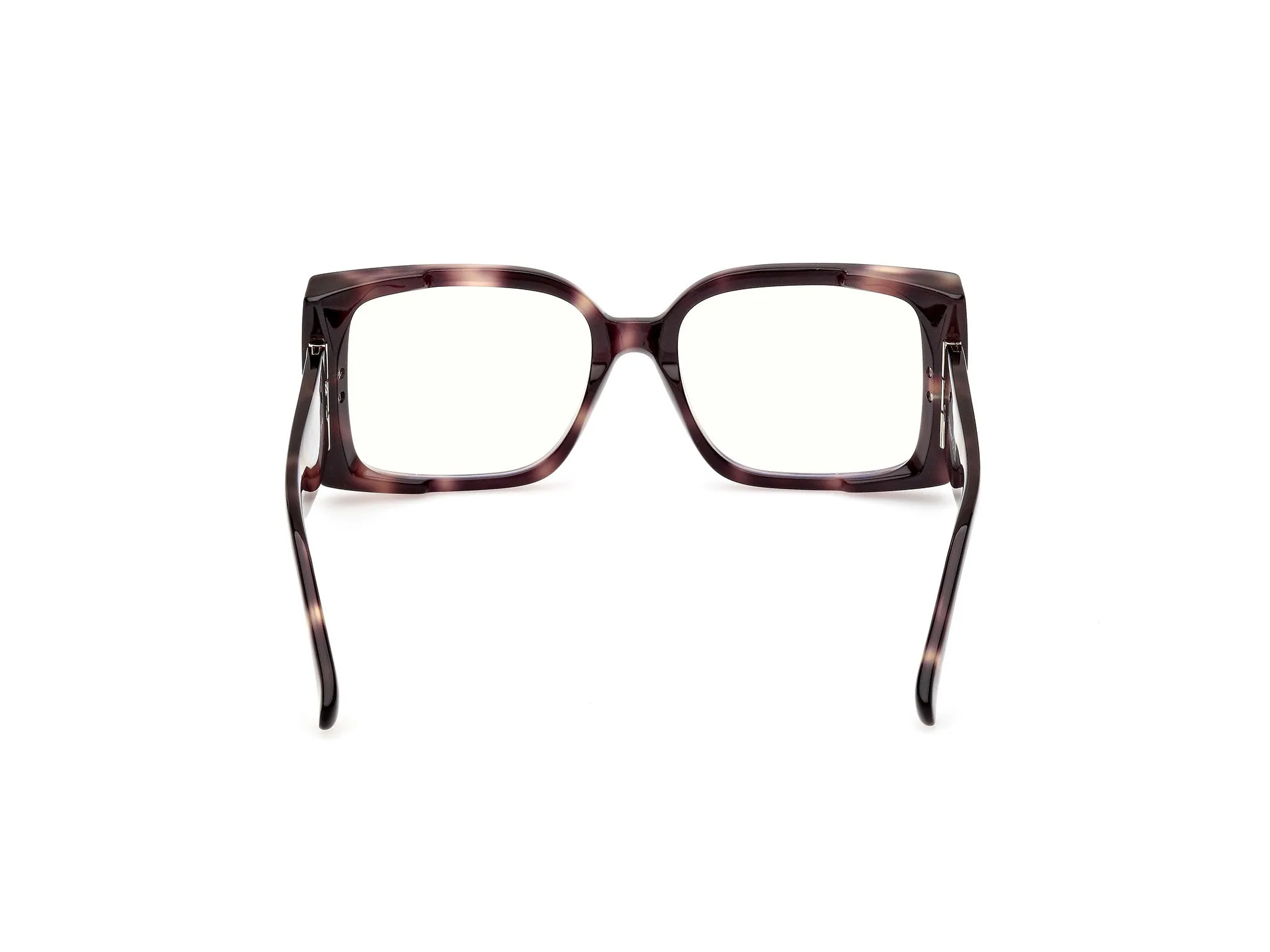 Max Mara MM5173-B 52 Montature da vista Acetato Havana Squadrata Normale - immagine 4