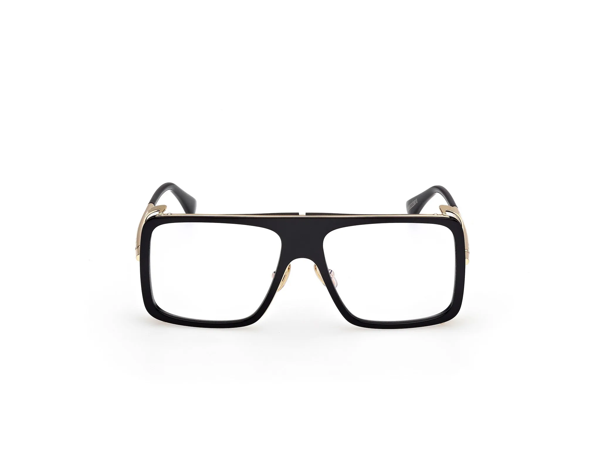 Max Mara MM5172-B 1 Montature da vista Acetato Nero Pilot Normale - immagine 2