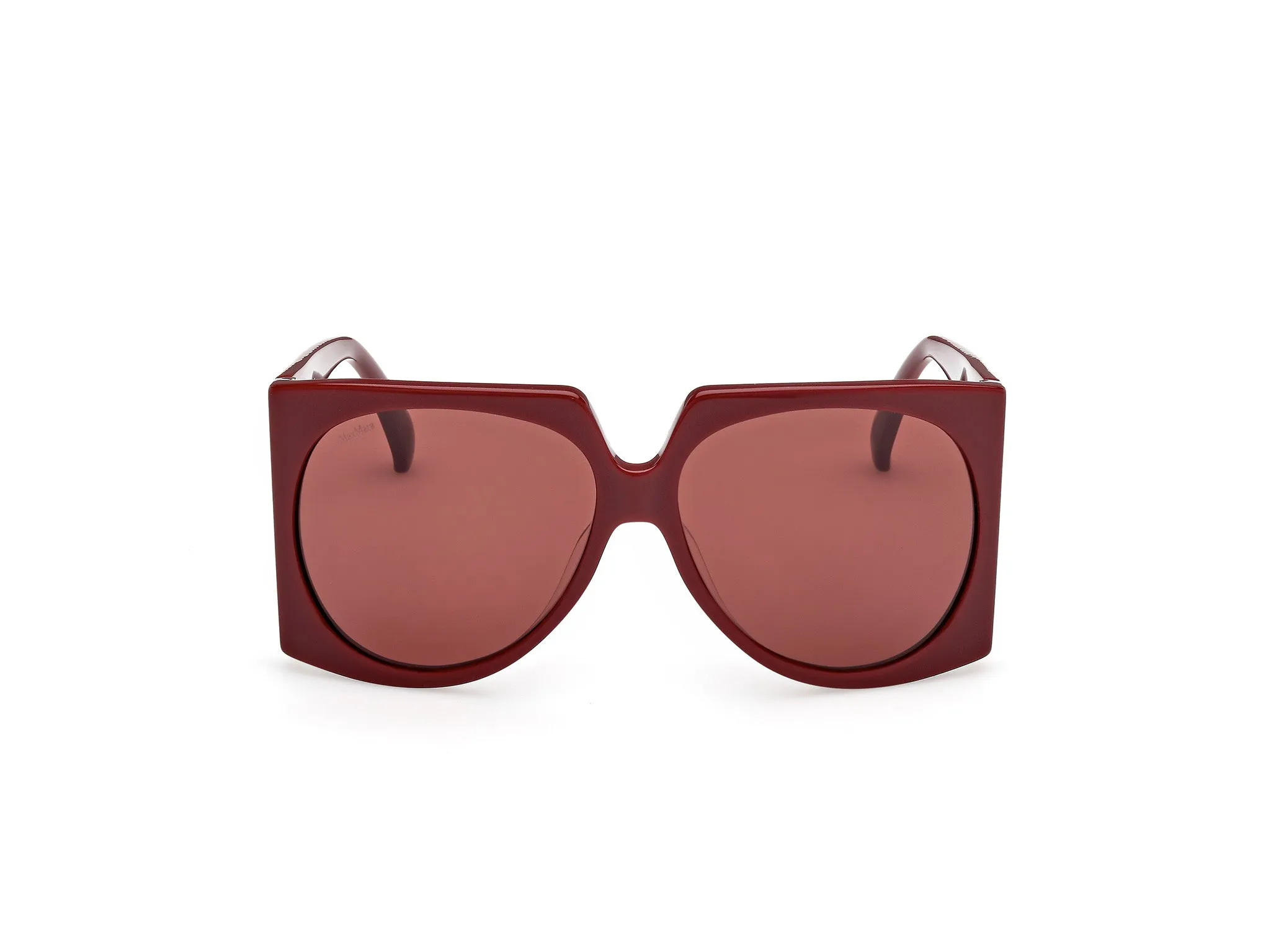 Max Mara MM0133 ANNE 69S Occhiali da sole Acetato Bordeaux Bordeaux Pilot Normale - immagine 2