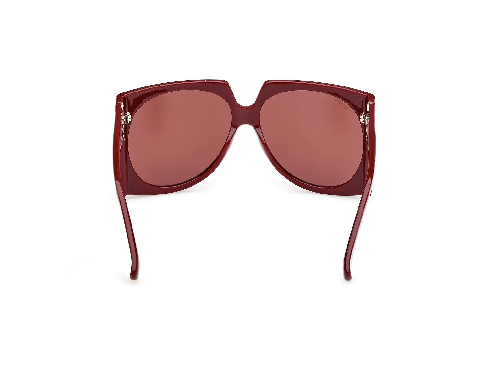 Max Mara MM0133 ANNE 69S Occhiali da sole Acetato Bordeaux Bordeaux Pilot Normale - immagine 4