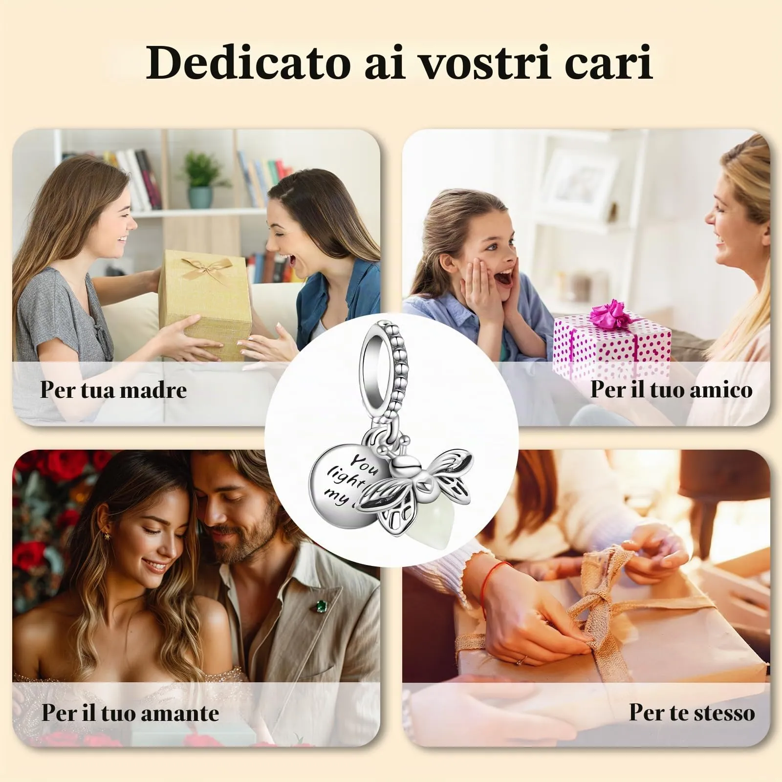 J.Fée Charms per Bracciali Ciondoli per Collane in 925 Argento - immagine 8