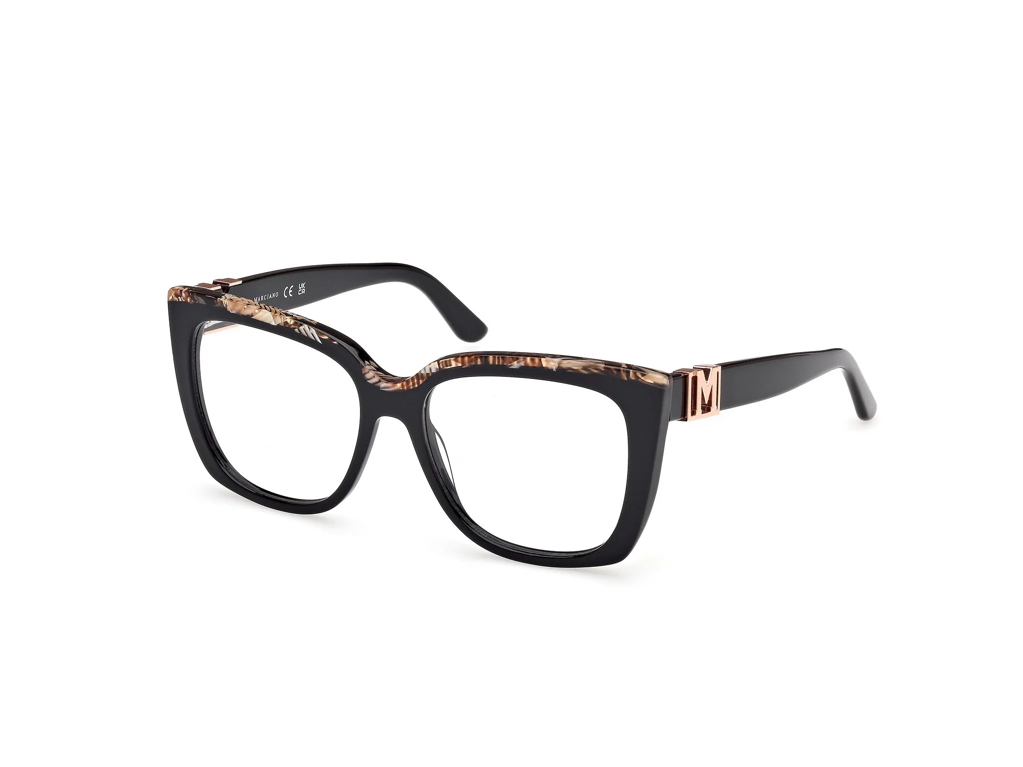 Guess by Marciano GM50032 5 Montature da vista Acetato Nero Squadrata Normale - immagine 1