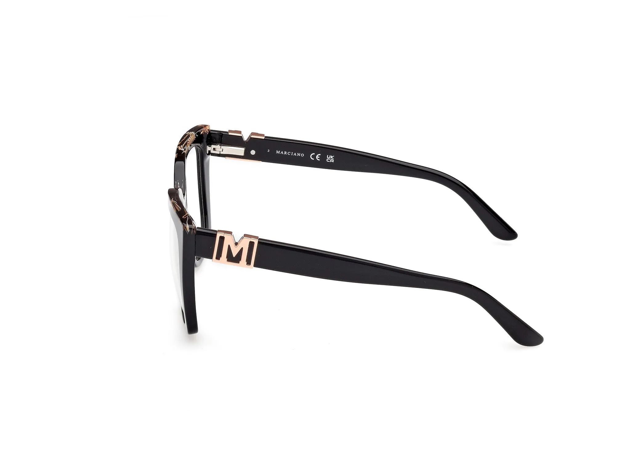 Guess by Marciano GM50032 5 Montature da vista Acetato Nero Squadrata Normale - immagine 3