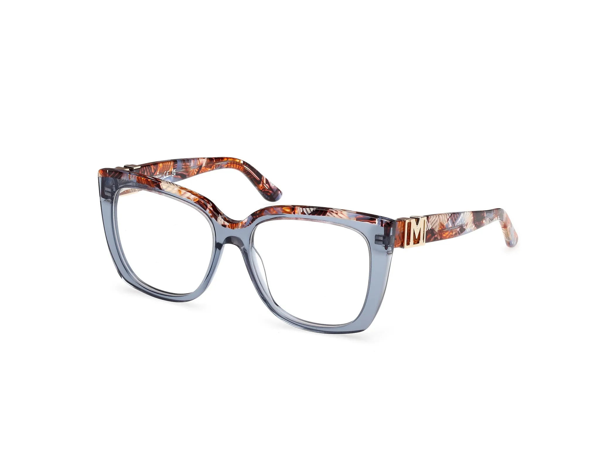 Guess by Marciano GM50032 92 Montature da vista Acetato Blu Squadrata Normale - immagine 1