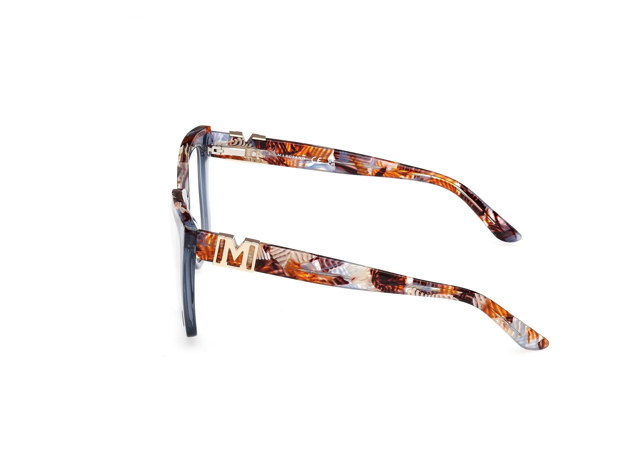 Guess by Marciano GM50032 92 Montature da vista Acetato Blu Squadrata Normale - immagine 3