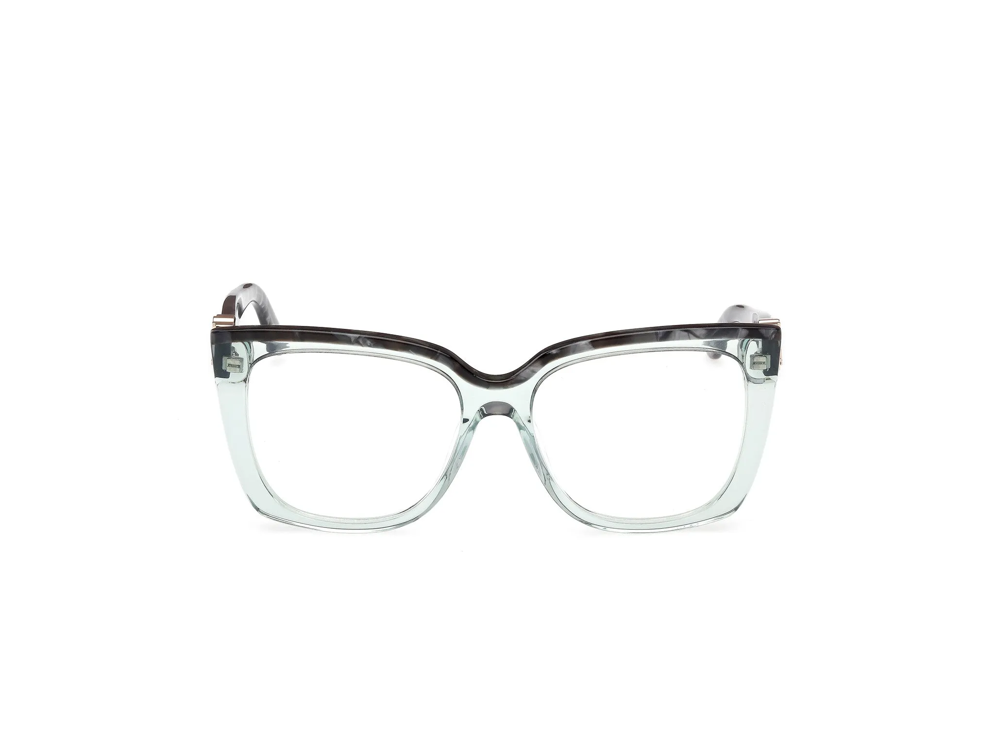 Guess by Marciano GM50032 95 Montature da vista Acetato Verde Squadrata Normale - immagine 2