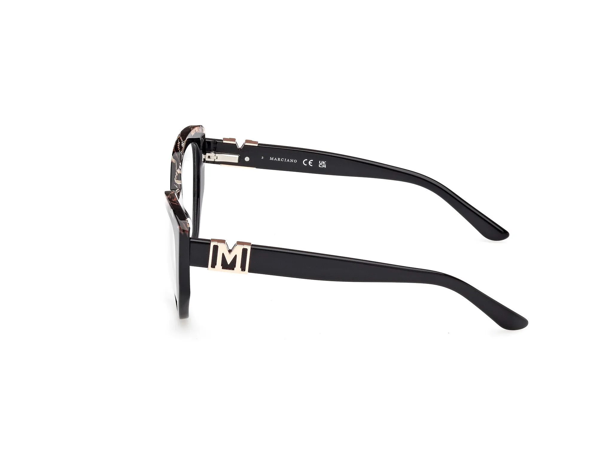 Guess by Marciano GM50031 5 Montature da vista Acetato Nero Cat Eye Normale - immagine 3