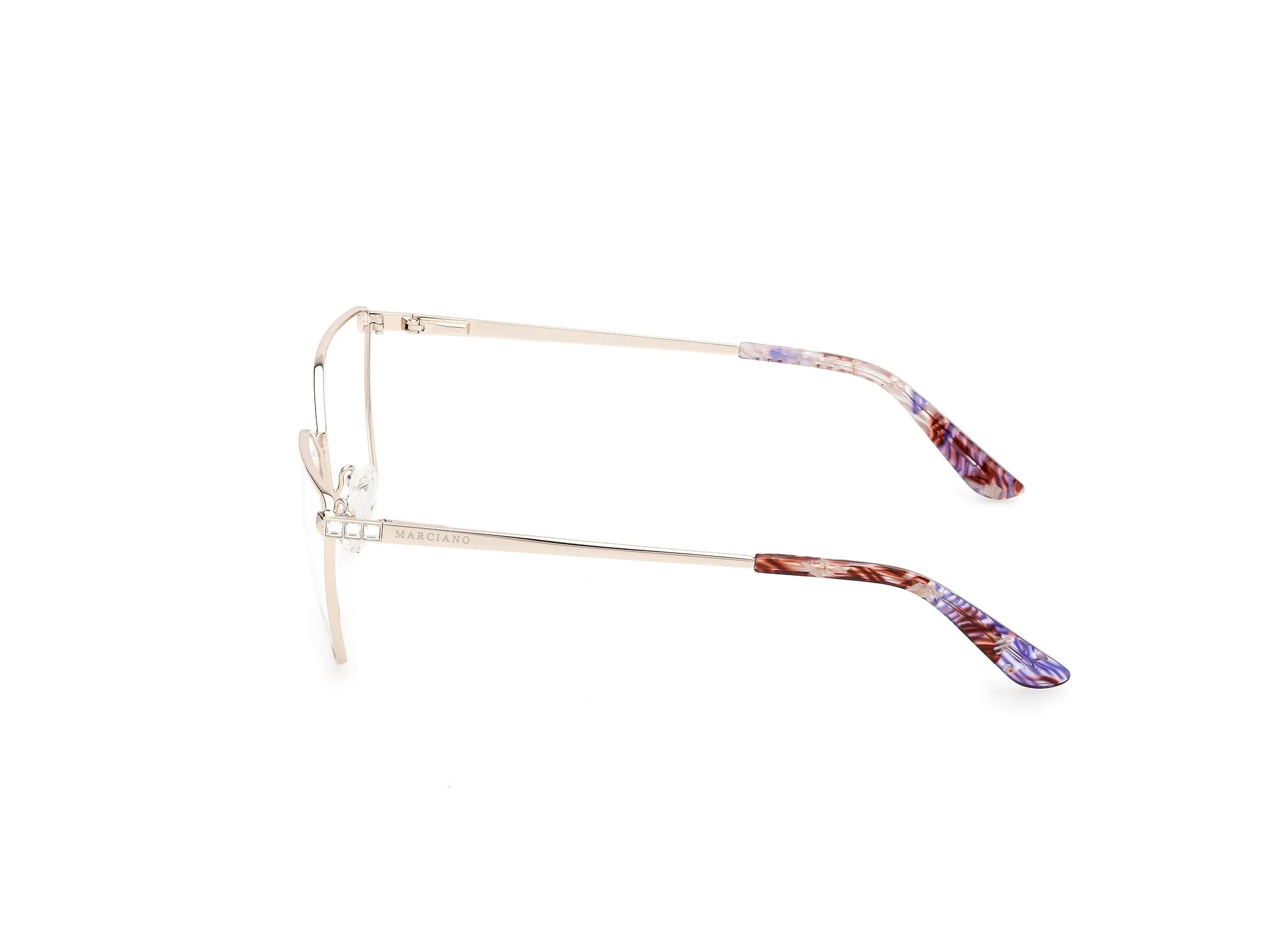 Guess by Marciano GM50030 33 Montature da vista Metallo Oro Cat Eye Normale - immagine 3