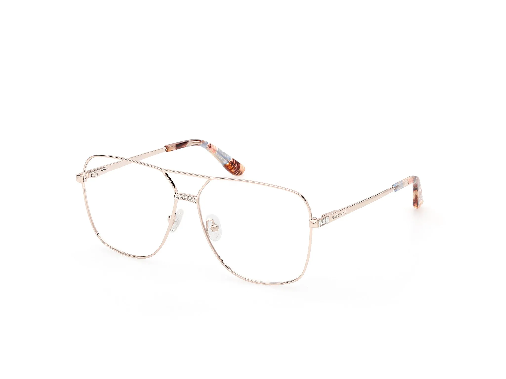 Guess by Marciano GM50029 32 Montature da vista Metallo Oro Squadrata Normale - immagine 1