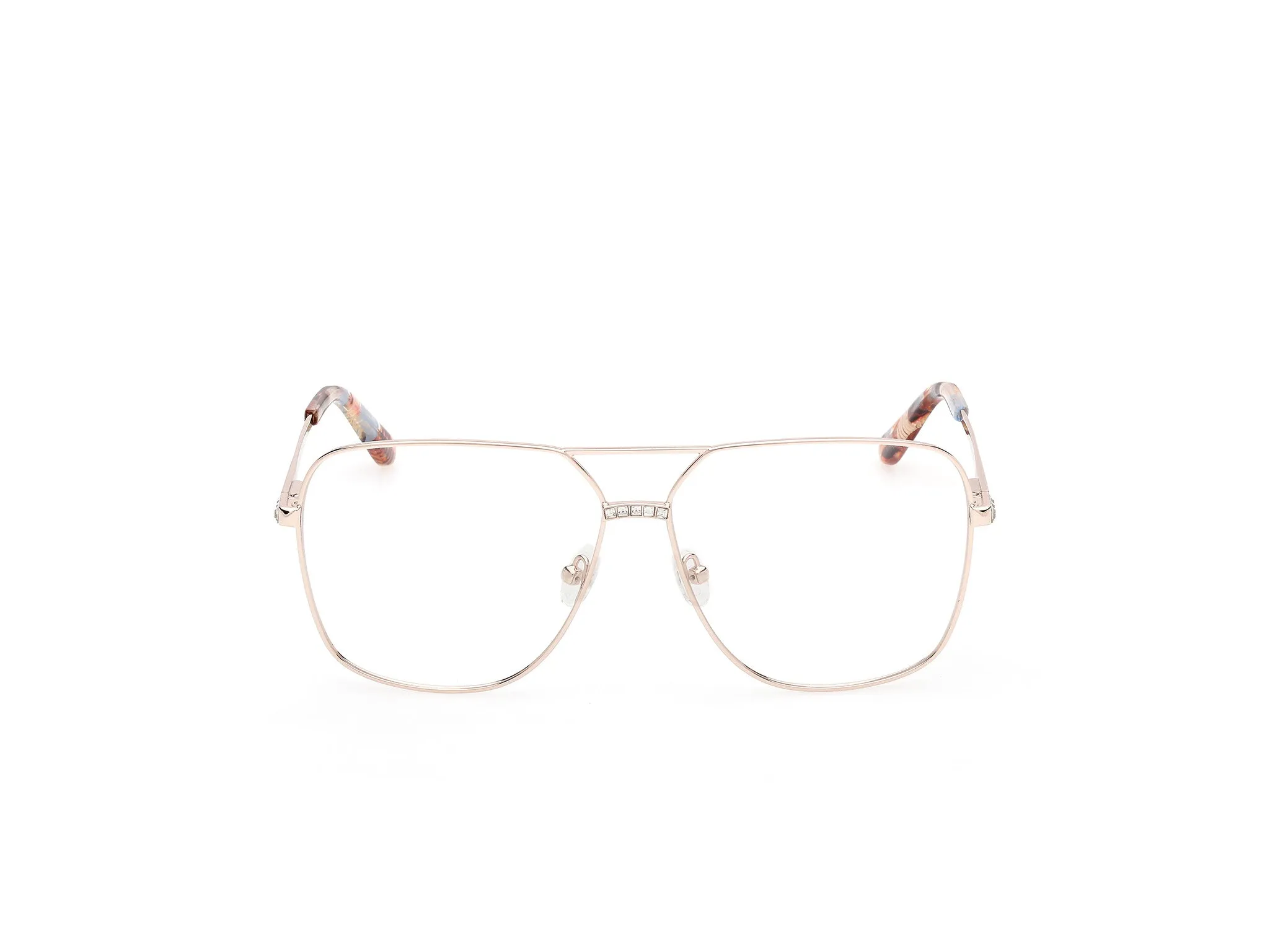 Guess by Marciano GM50029 32 Montature da vista Metallo Oro Squadrata Normale - immagine 2