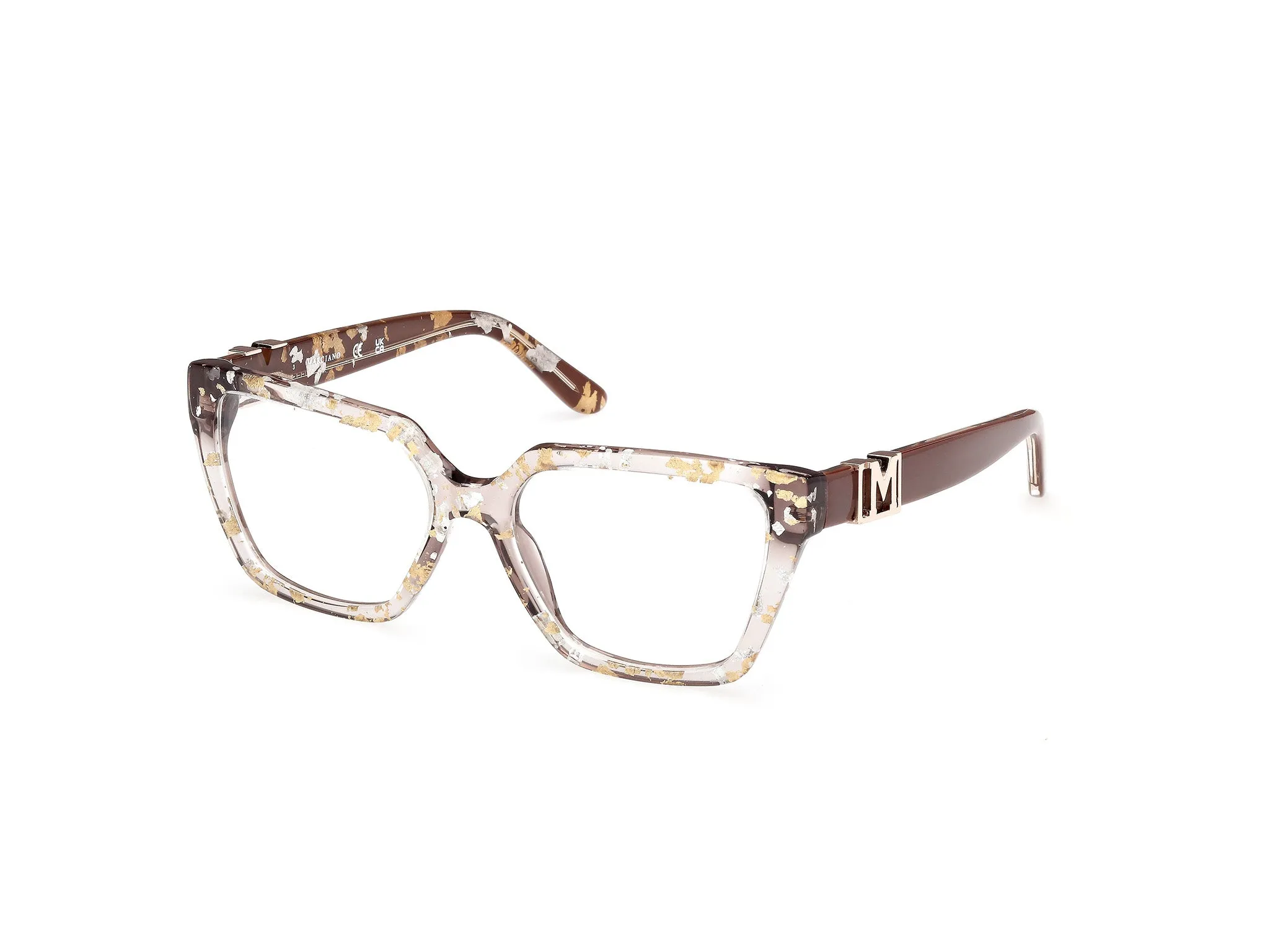 Guess by Marciano GM50028 50 Montature da vista Acetato Marrone Squadrata Normale - immagine 1