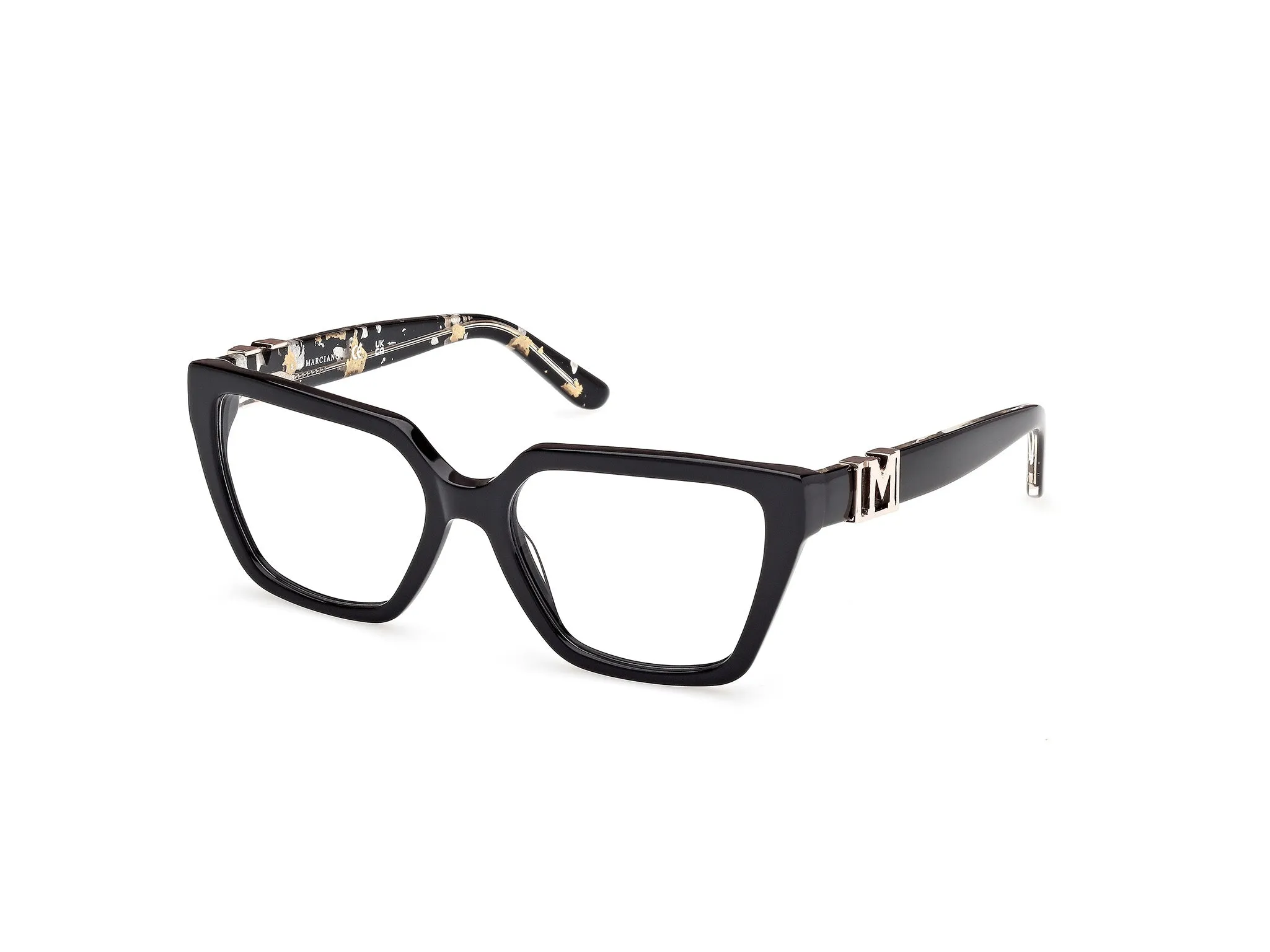 Guess by Marciano GM50028 1 Montature da vista Acetato Nero Squadrata Normale - immagine 1
