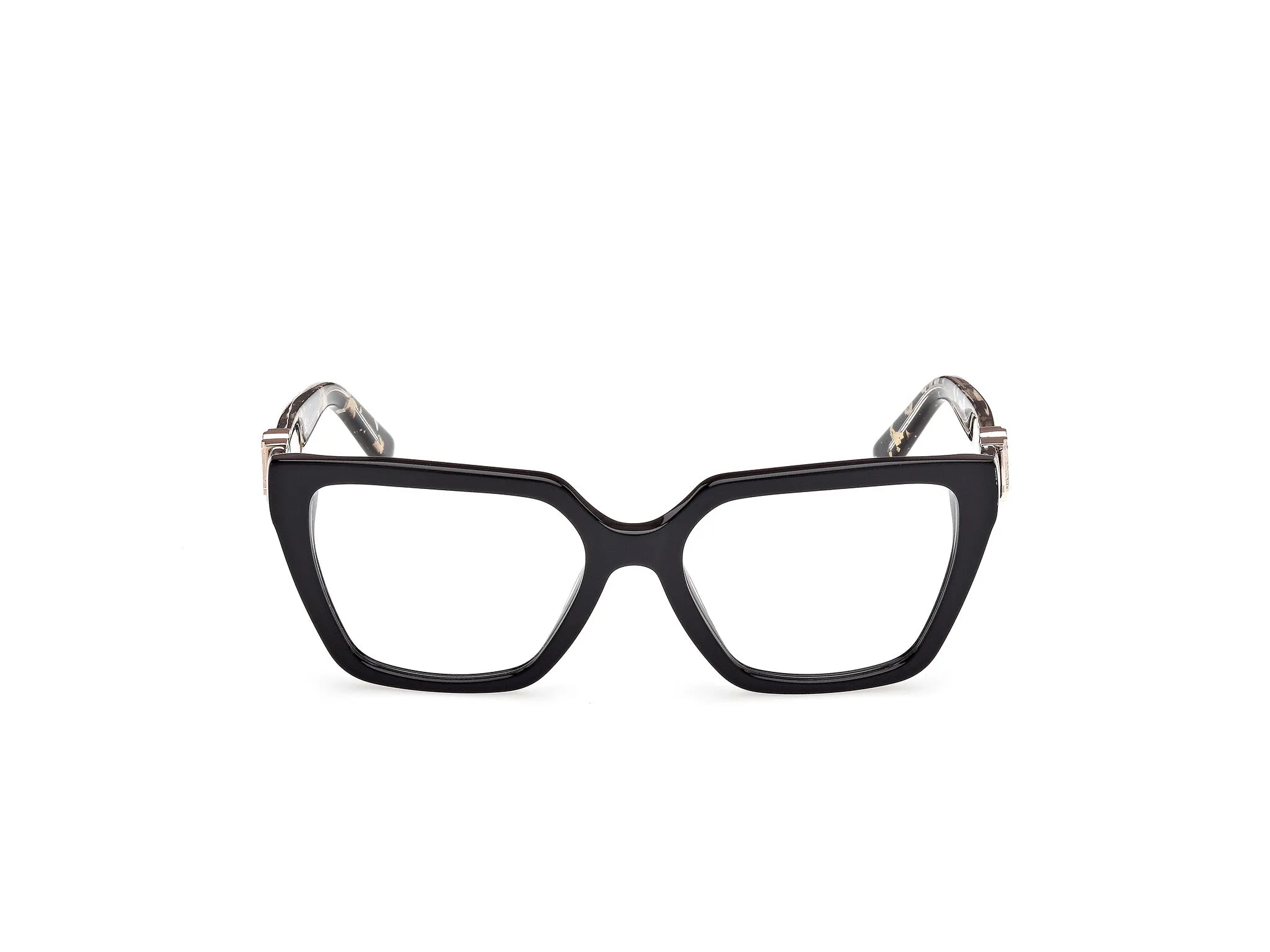 Guess by Marciano GM50028 1 Montature da vista Acetato Nero Squadrata Normale - immagine 2