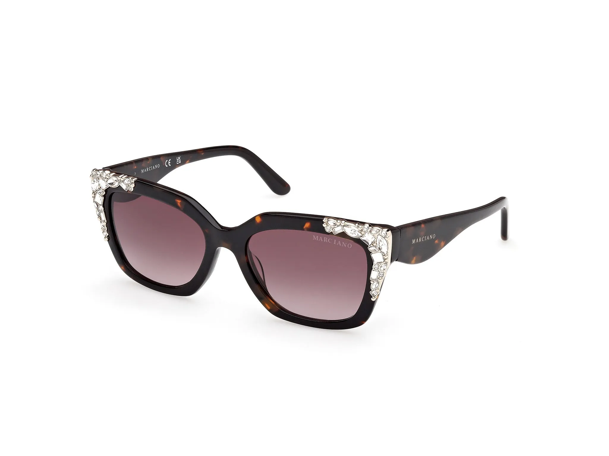 Guess by Marciano GM00027 52F Occhiali da sole Acetato Squadrata Normale - immagine 1