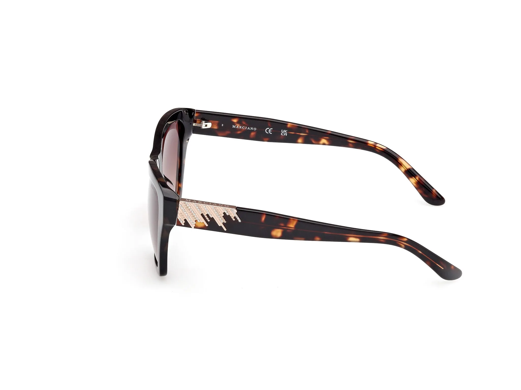 Guess by Marciano GM00024 52F Occhiali da sole Acetato Squadrata Normale - immagine 3