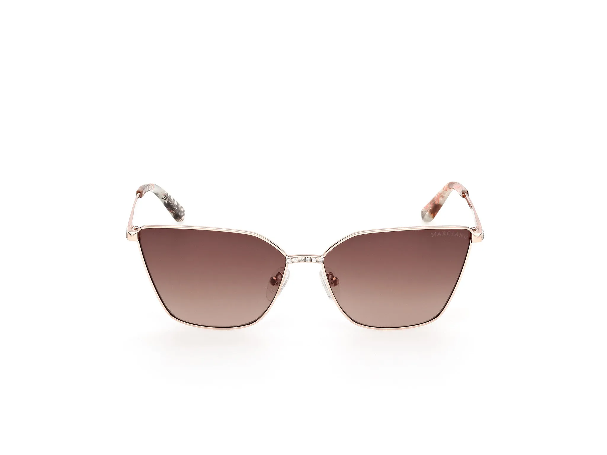Guess by Marciano GM00023 28F Occhiali da sole Metallo Oro Marrone Cat Eye Normale - immagine 2