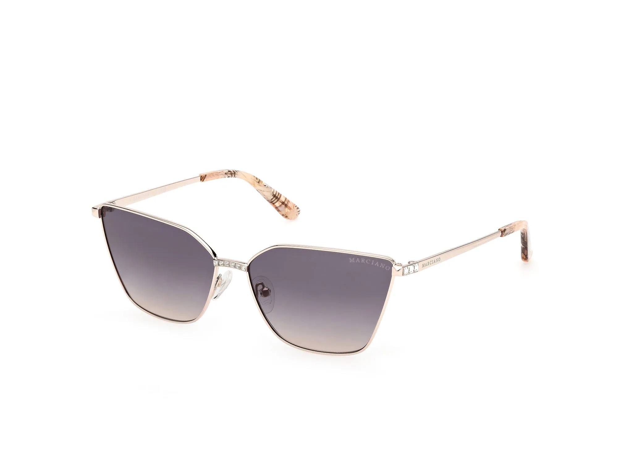 Guess by Marciano GM00023 32W Occhiali da sole Metallo Oro Blu Cat Eye Normale - immagine 1