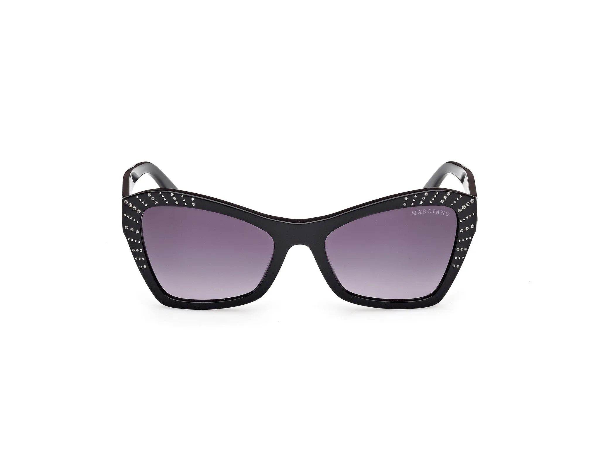 Guess by Marciano GM00020 01B Occhiali da sole Acetato Nero Fumo Geometrica Normale - immagine 2