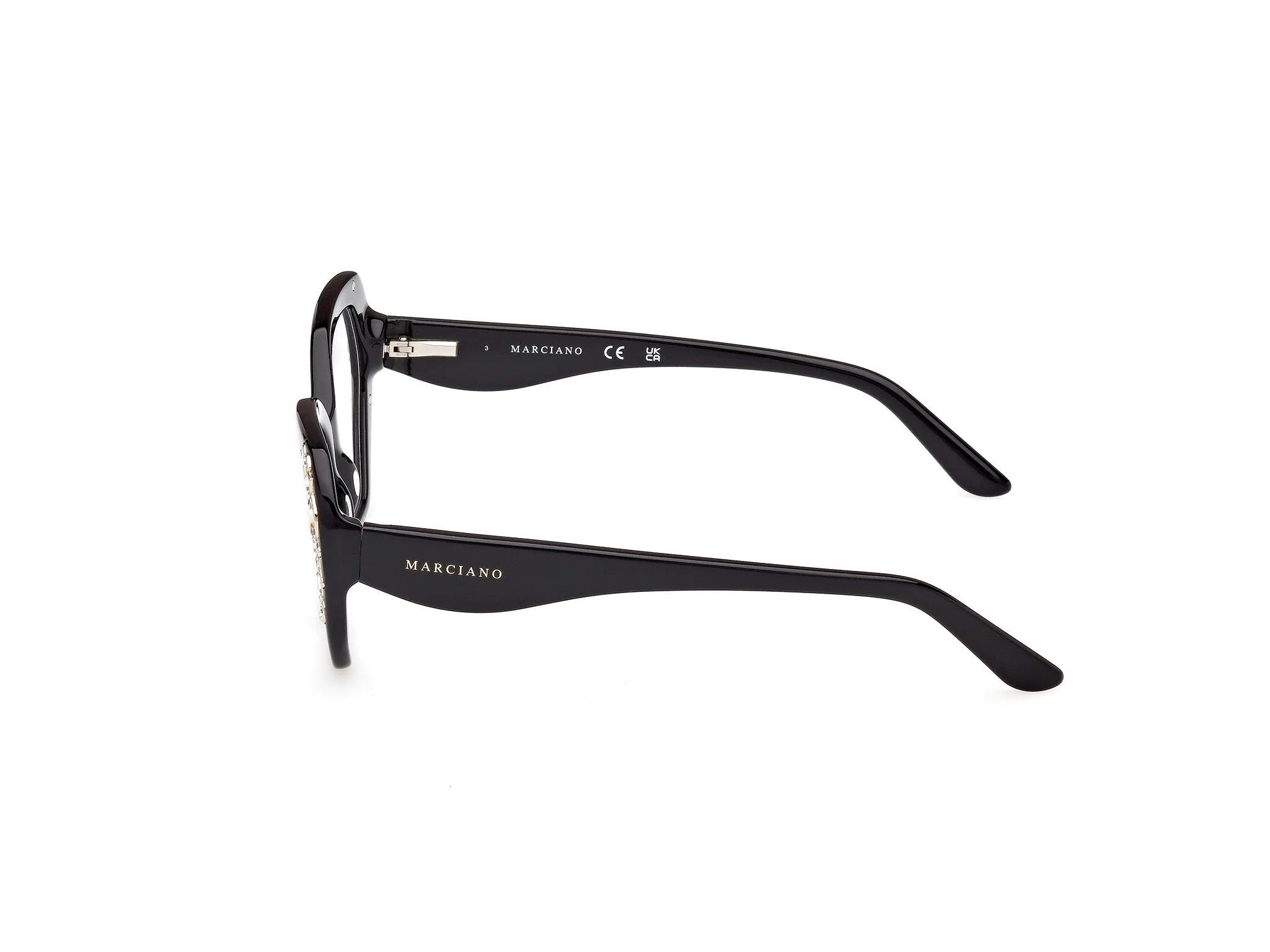 Guess by Marciano GM50039 1 Montature da vista Acetato Nero Geometrica Normale - immagine 3
