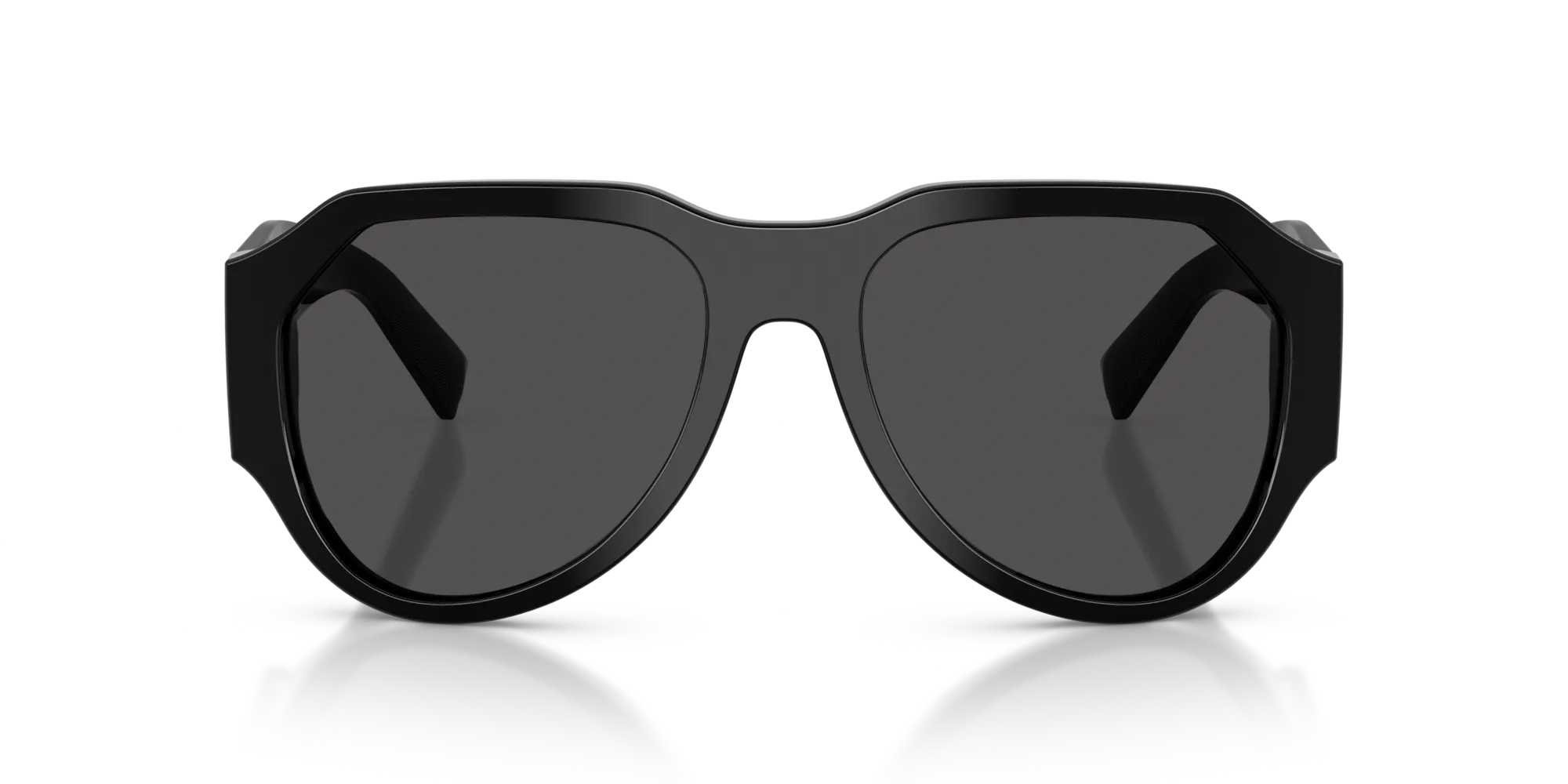 Dolce & Gabbana DG4504 501/87 Occhiali da sole Acetato Nero Grigio Pilot Normale - immagine 3