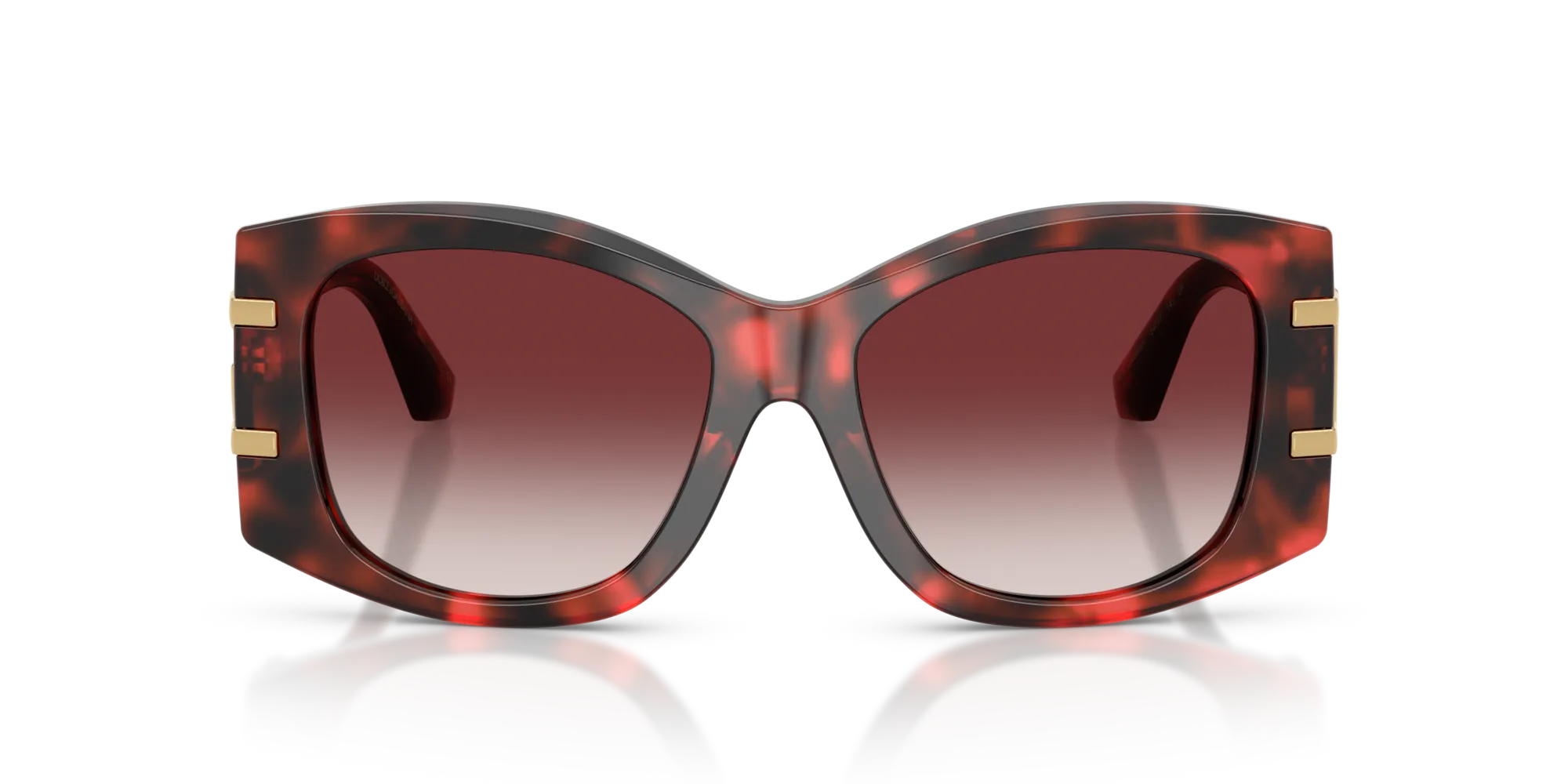 Dolce & Gabbana DG4501 33588H Occhiali da sole Acetato Tartaruga Bordeaux Farfalla Normale Sfumato - immagine 3
