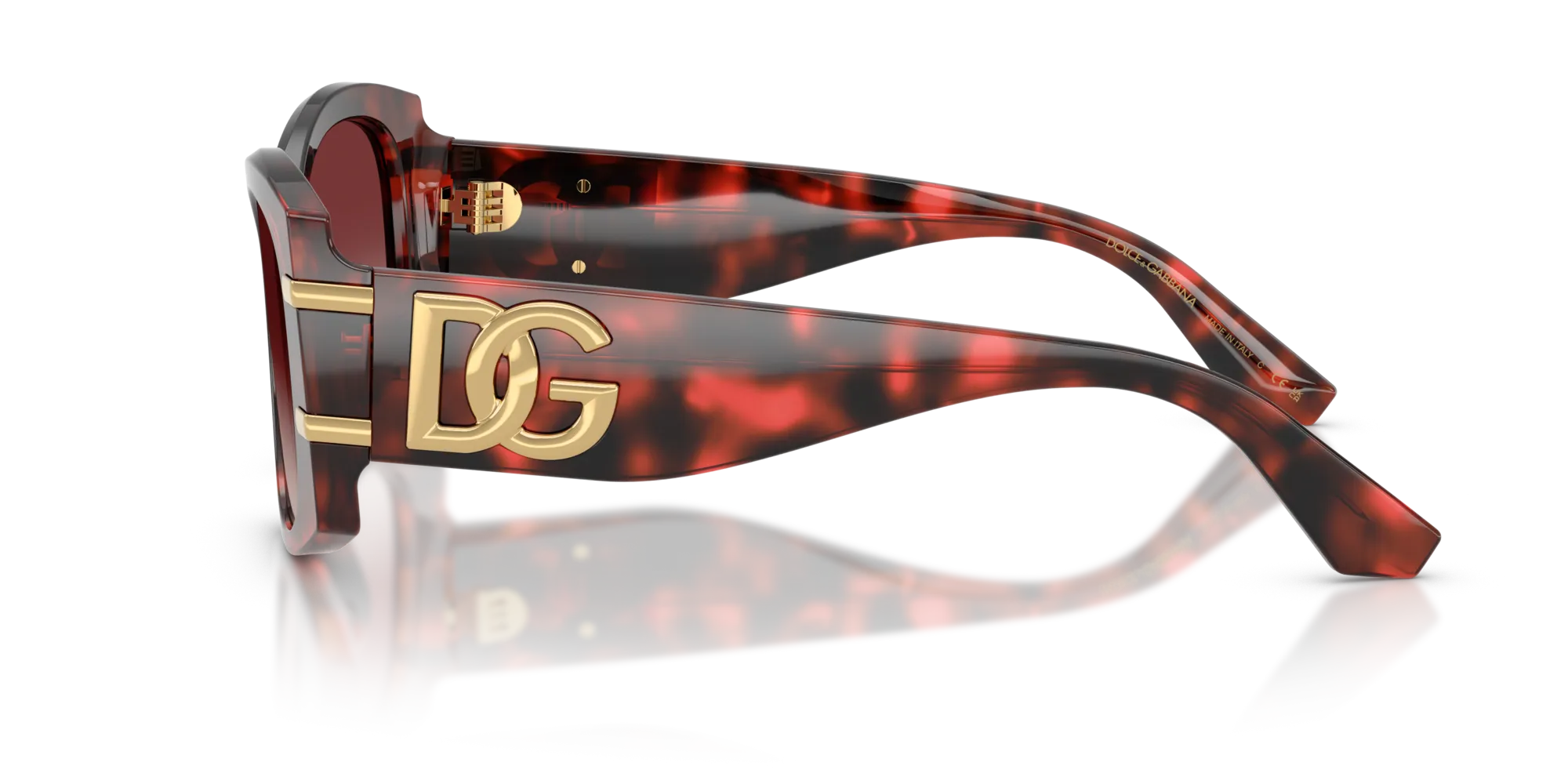 Dolce & Gabbana DG4501 33588H Occhiali da sole Acetato Tartaruga Bordeaux Farfalla Normale Sfumato - immagine 4