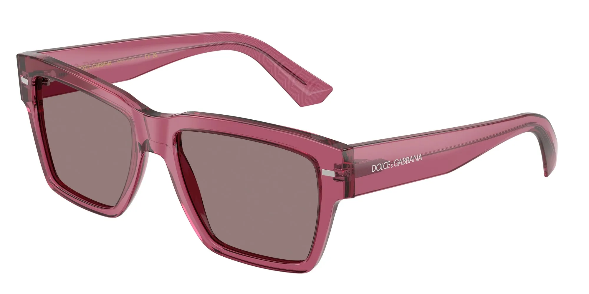 Dolce & Gabbana DG4431 32117N Occhiali da sole Acetato Rosso Viola Squadrata Normale - immagine 1