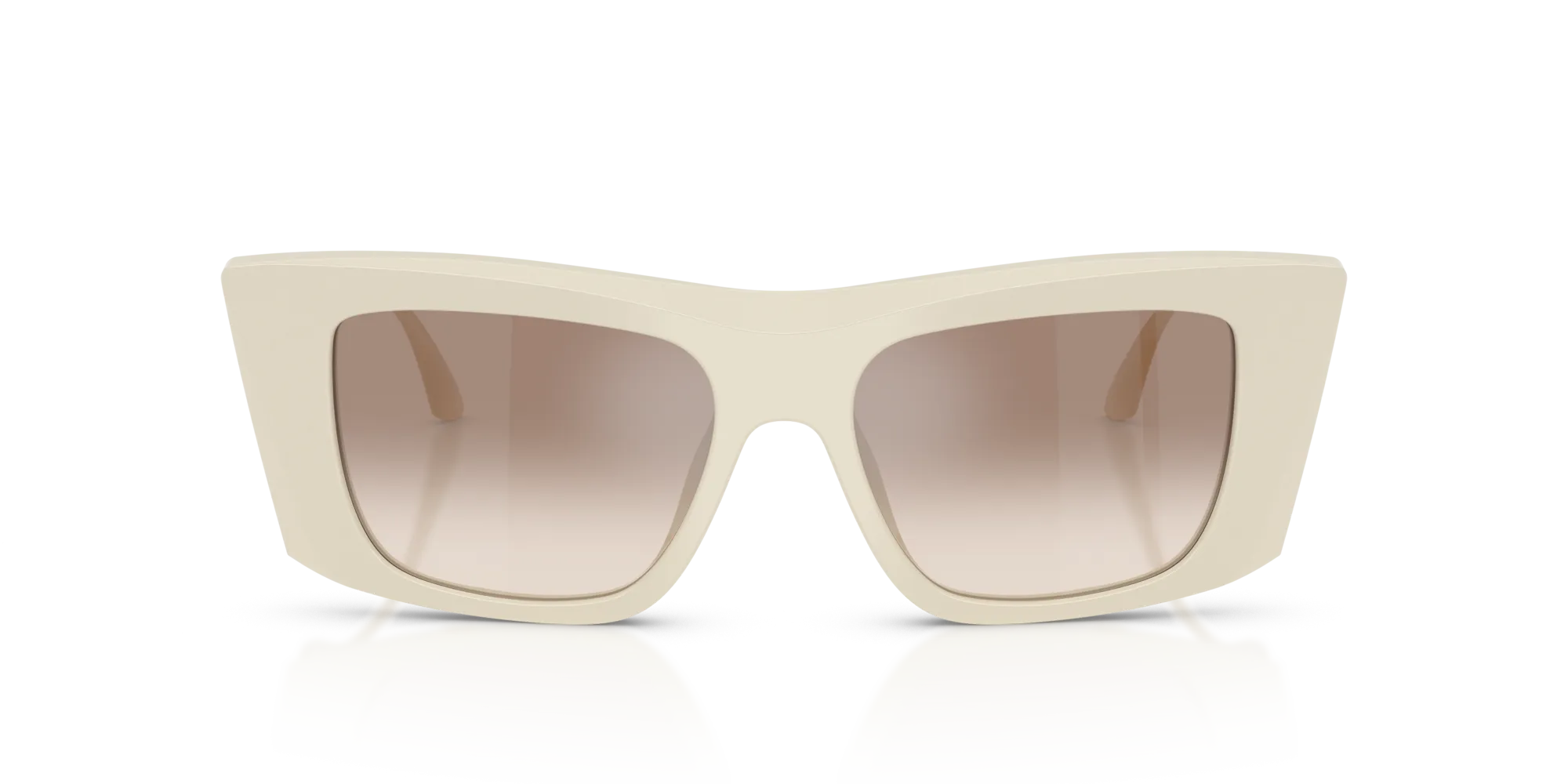 Dolce & Gabbana DG4510 331294 Occhiali da sole Acetato Marrone Marrone Cat Eye Specchiate Sfumato - immagine 3