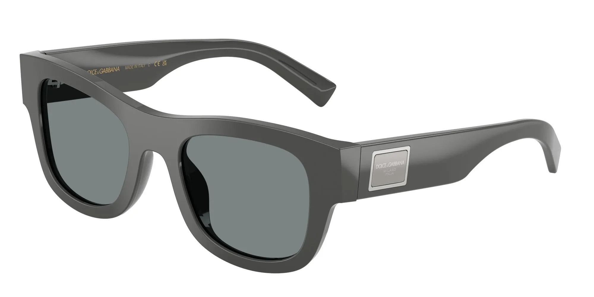 Dolce & Gabbana DG4509 3090/1 Occhiali da sole Acetato Grigio Grigio Squadrata Normale - immagine 1
