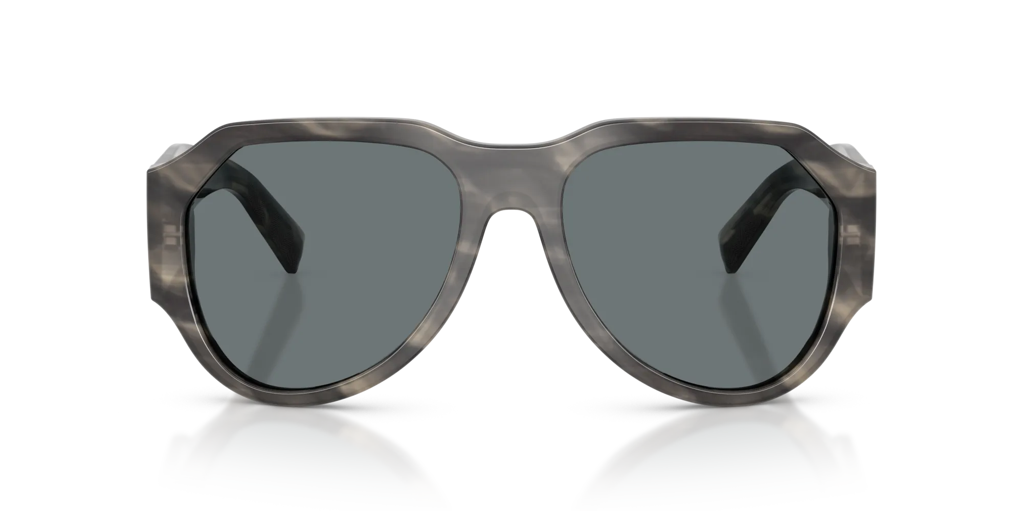 Dolce & Gabbana DG4504 319980 Occhiali da sole Acetato Grigio Blu Pilot Normale - immagine 3