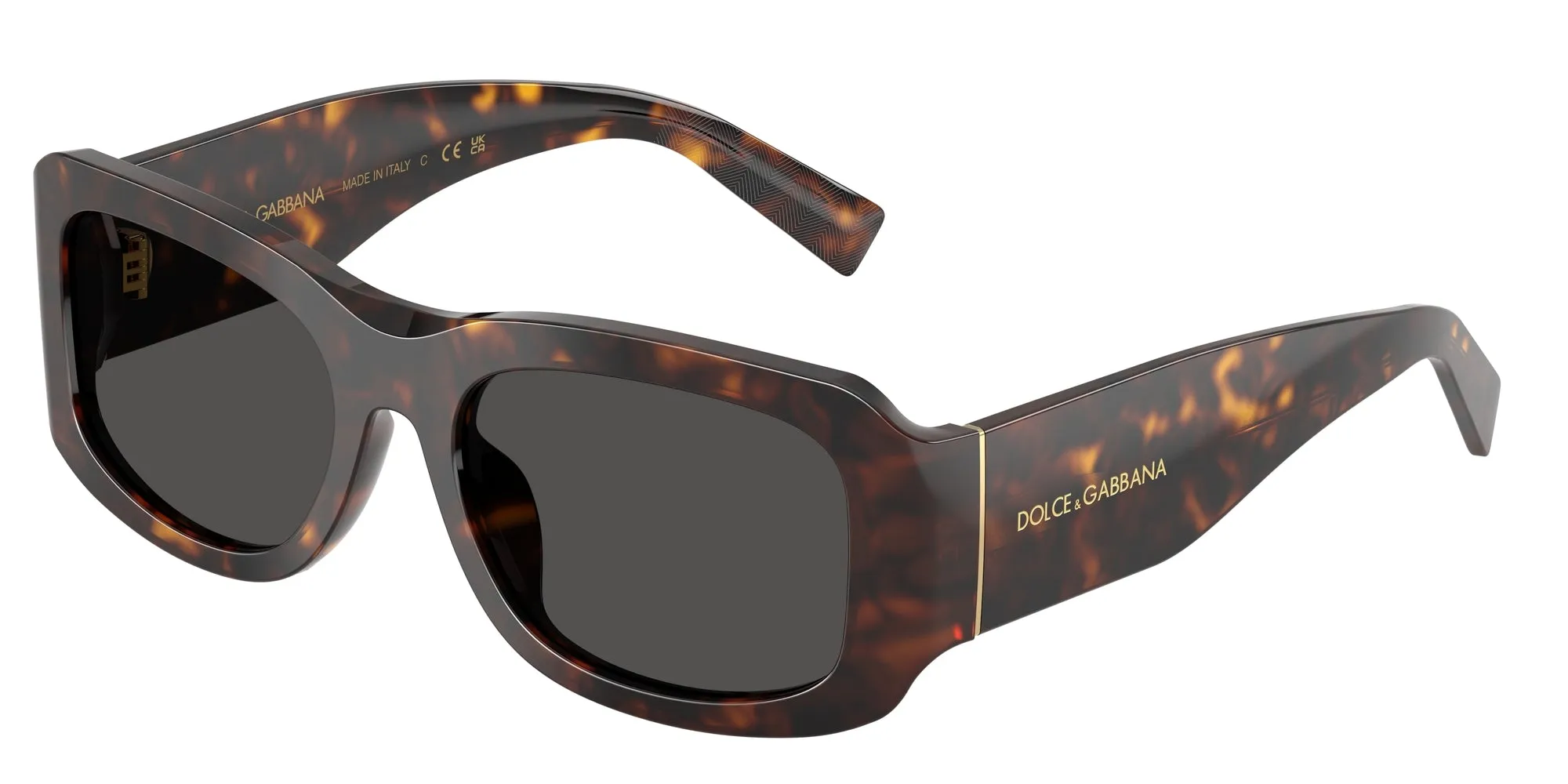 Dolce & Gabbana DG4503 502/87 Occhiali da sole Acetato Tartaruga Grigio Squadrata Normale - immagine 1