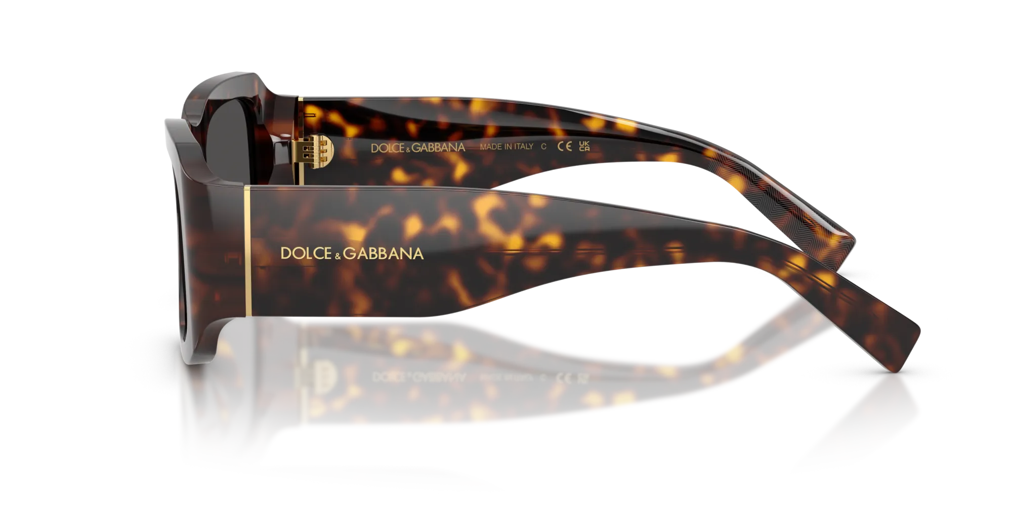 Dolce & Gabbana DG4503 502/87 Occhiali da sole Acetato Tartaruga Grigio Squadrata Normale - immagine 4