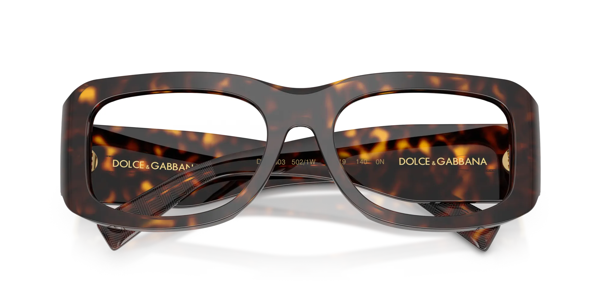 Dolce & Gabbana DG4503 502/1W Occhiali da sole Acetato Tartaruga Trasparente Squadrata Normale - immagine 2
