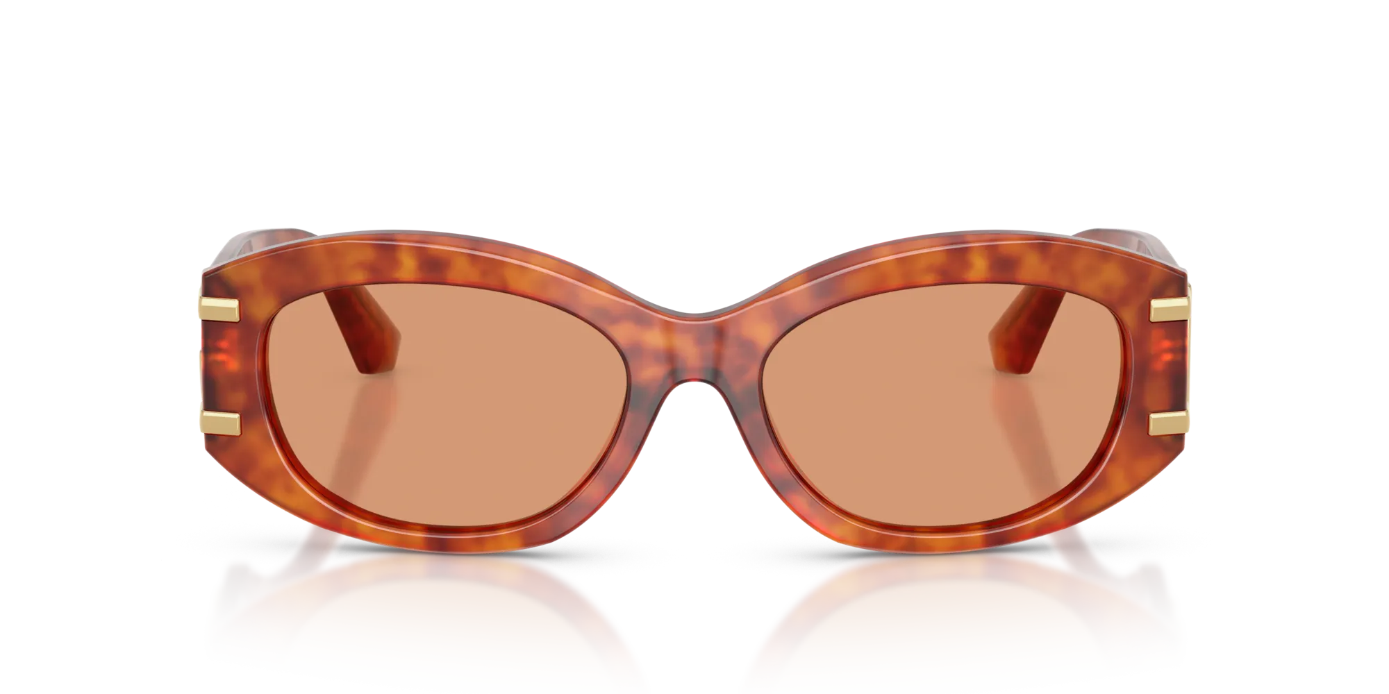 Dolce & Gabbana DG4502 3452/7 Occhiali da sole Acetato Marrone Arancione Rotonda Normale - immagine 3