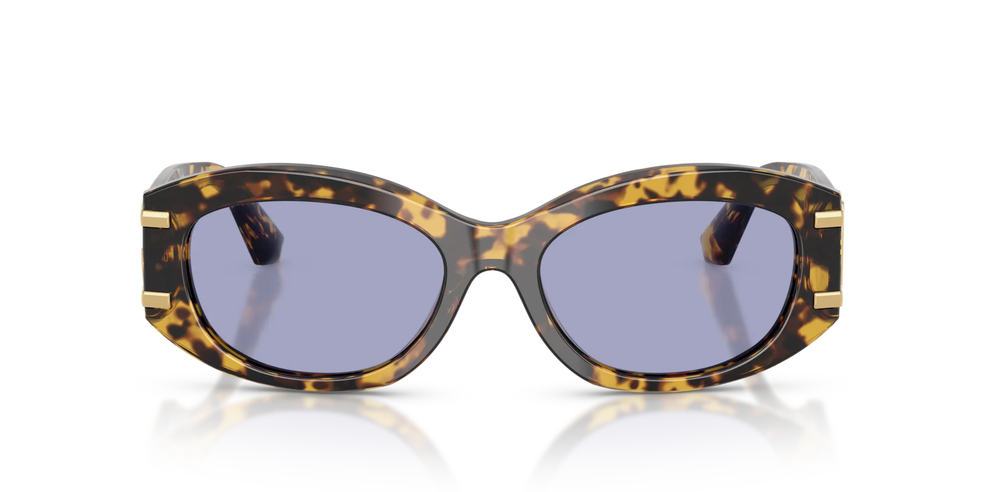 Dolce & Gabbana DG4502 33301A Occhiali da sole Acetato Tartaruga Viola Rotonda Normale - immagine 3