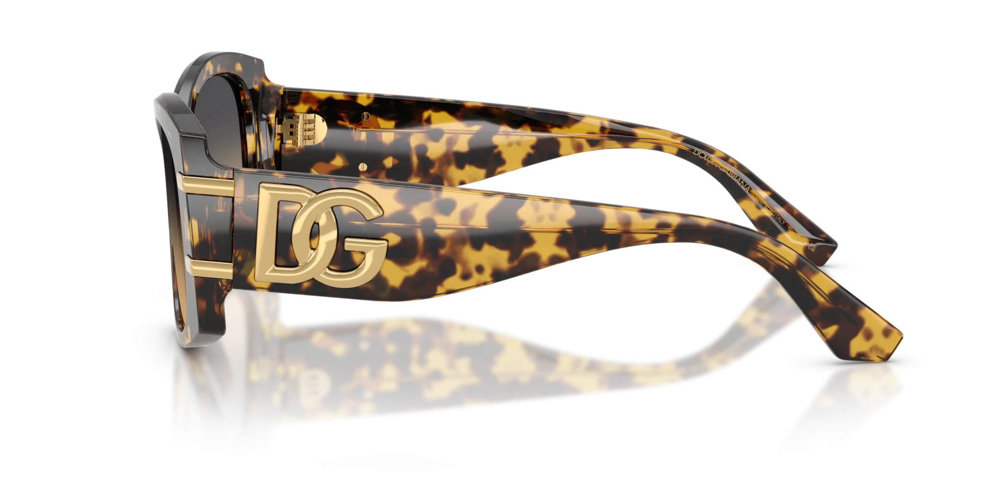 Dolce & Gabbana DG4501 33302Q Occhiali da sole Acetato Tartaruga Giallo Farfalla Normale Sfumato - immagine 4