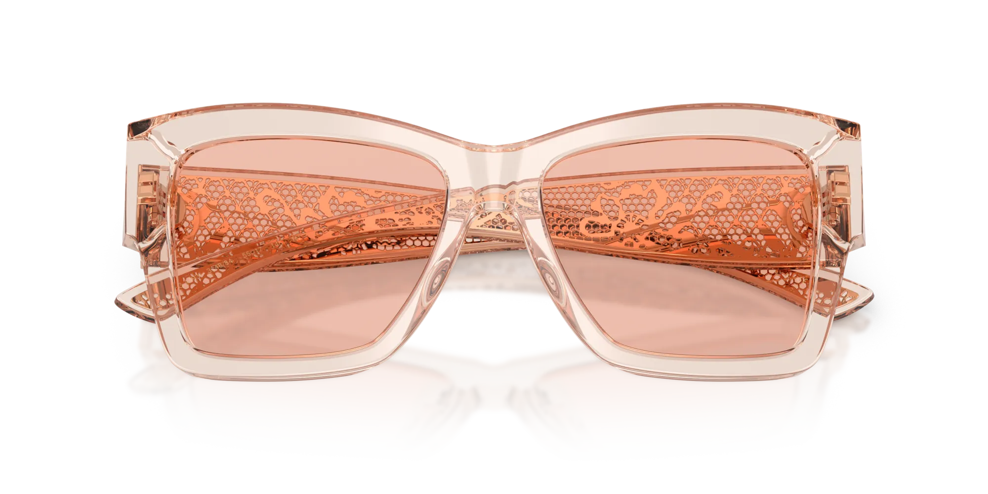 Dolce & Gabbana DG4493 314884 Occhiali da sole Acetato Rosa Rosa Squadrata Normale - immagine 2