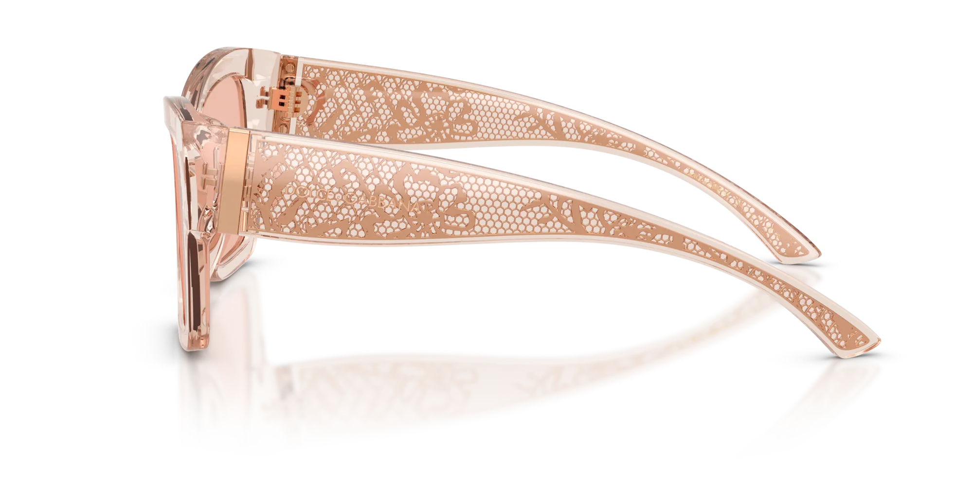Dolce & Gabbana DG4493 314884 Occhiali da sole Acetato Rosa Rosa Squadrata Normale - immagine 4