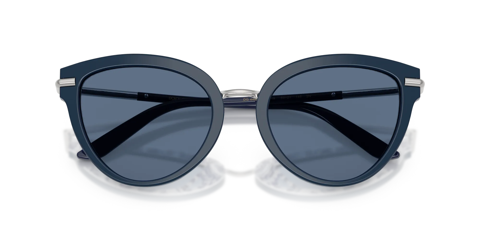 Dolce & Gabbana DG4492 341419 Occhiali da sole Acetato Blu Blu Farfalla Normale - immagine 2