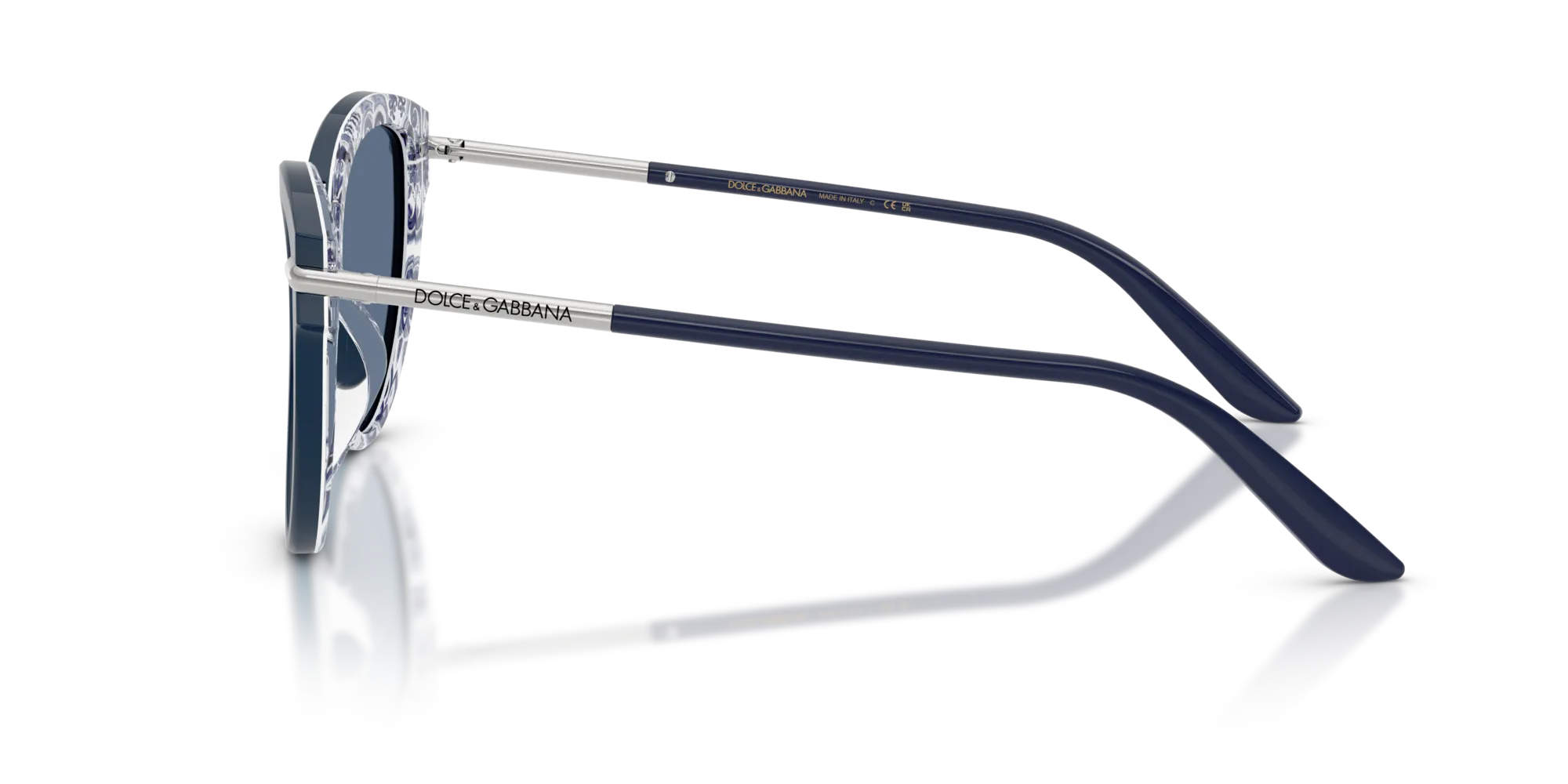 Dolce & Gabbana DG4492 341419 Occhiali da sole Acetato Blu Blu Farfalla Normale - immagine 4