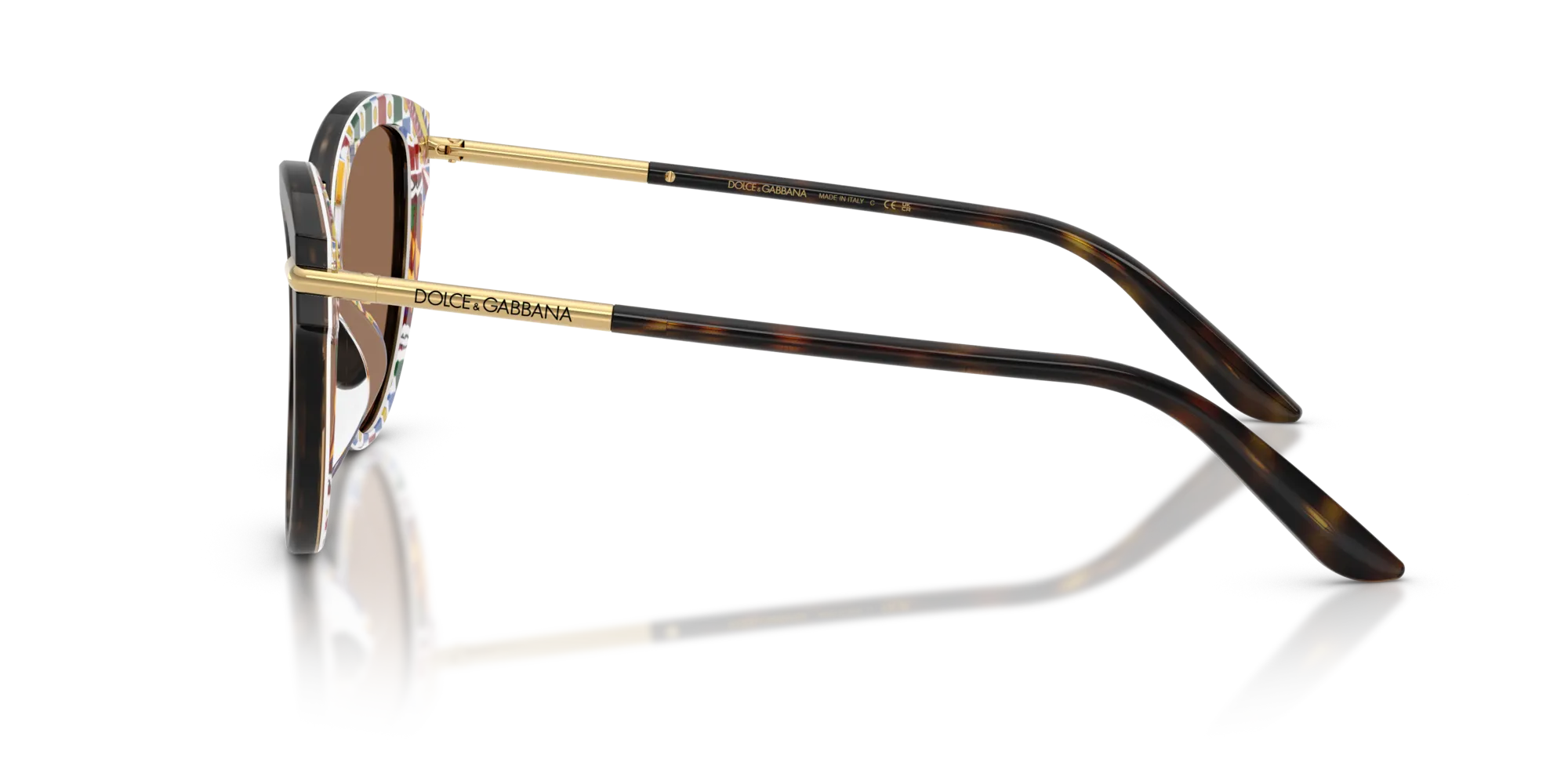 Dolce & Gabbana DG4492 321713 Occhiali da sole Acetato Tartaruga Marrone Farfalla Normale - immagine 4